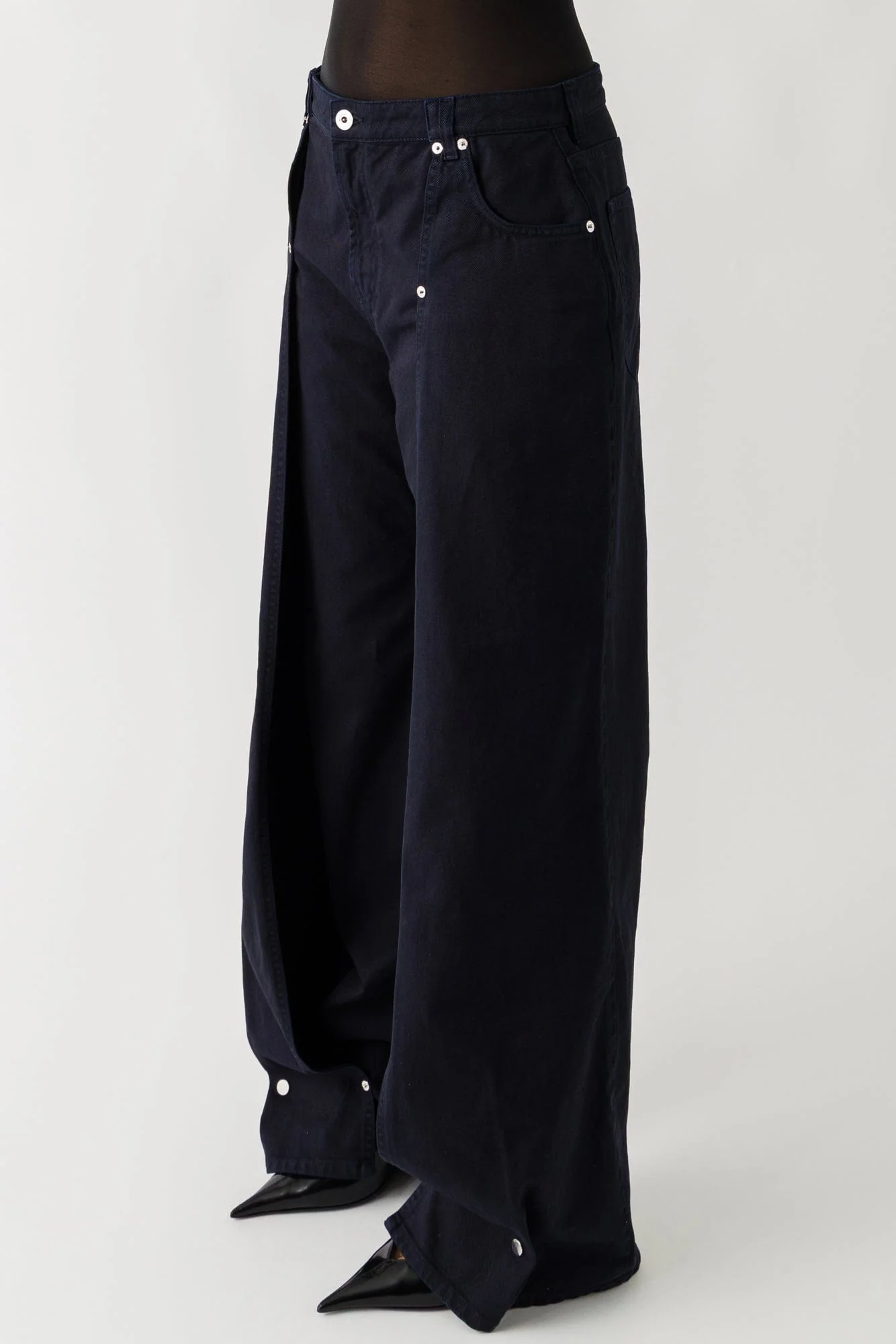 Jean Paul Gaultier Denim Trousers in Navy - Image 2