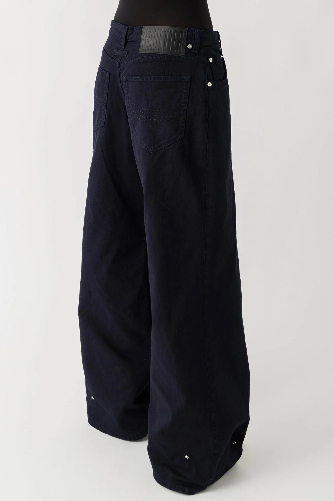 Jean Paul Gaultier Denim Trousers in Navy - Image 3