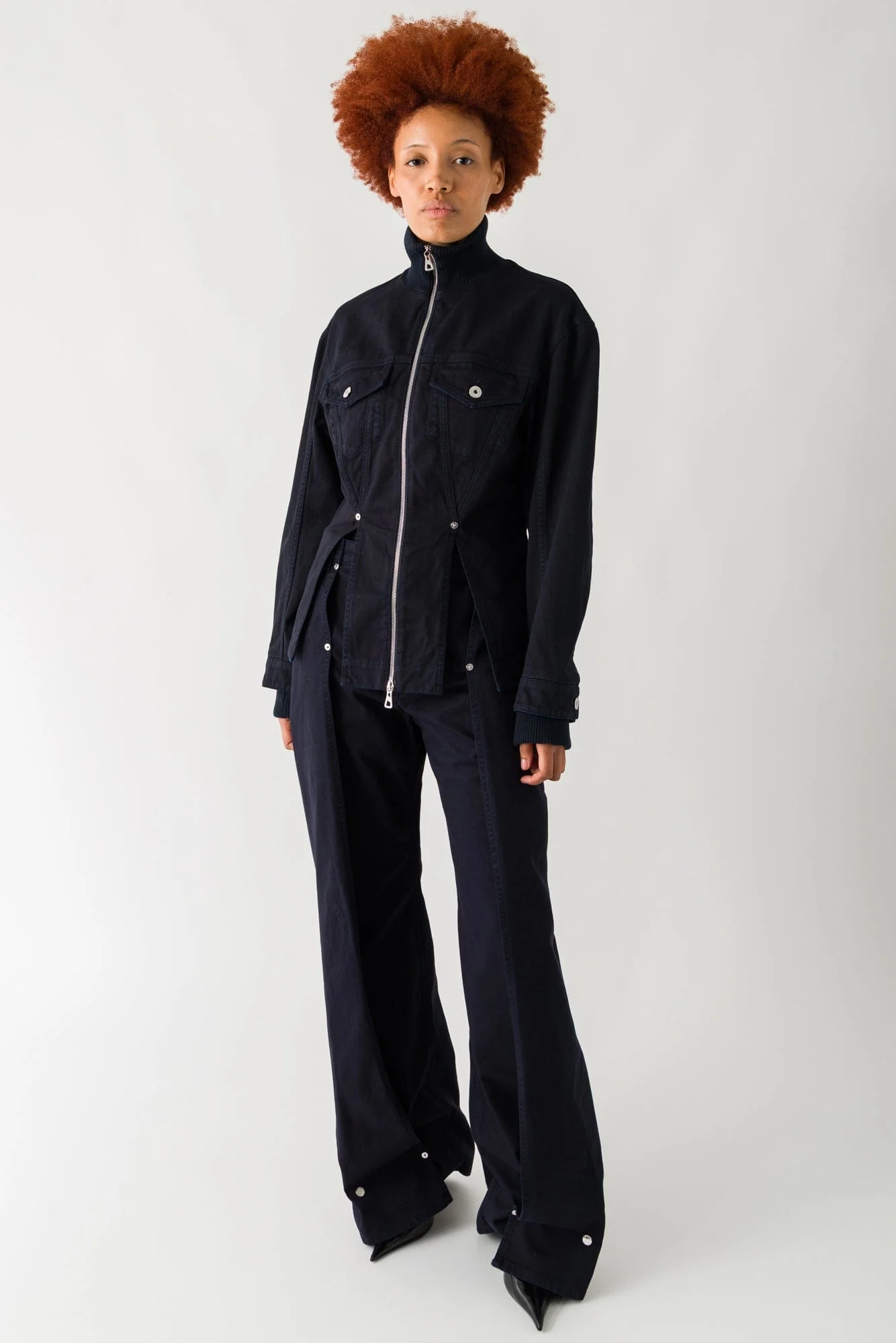 Jean Paul Gaultier Denim Trousers in Navy - Image 4