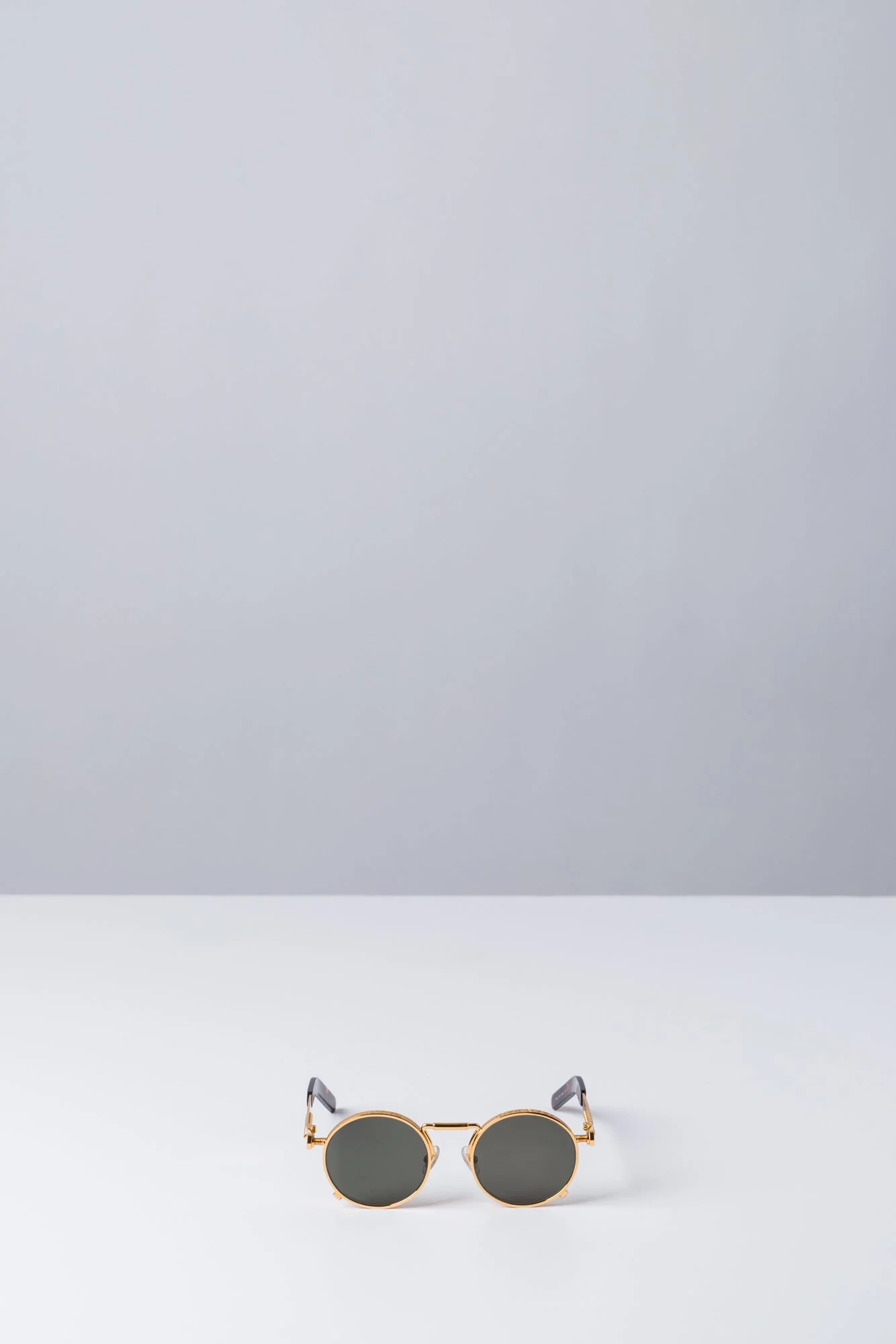 Jean Paul Gaultier Lunettes Ressort Sunglasses in Gold