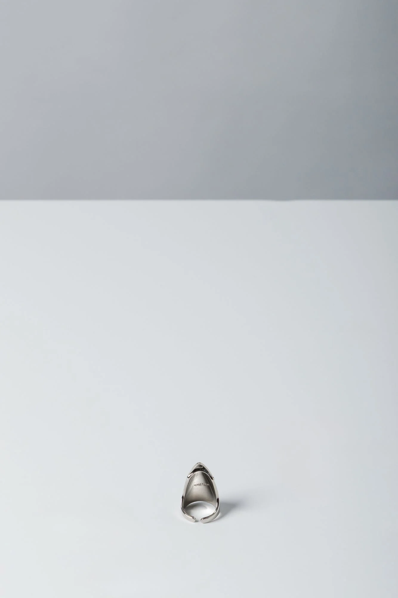 Jean Paul Gaultier Nail Ring In Silver - Image 4