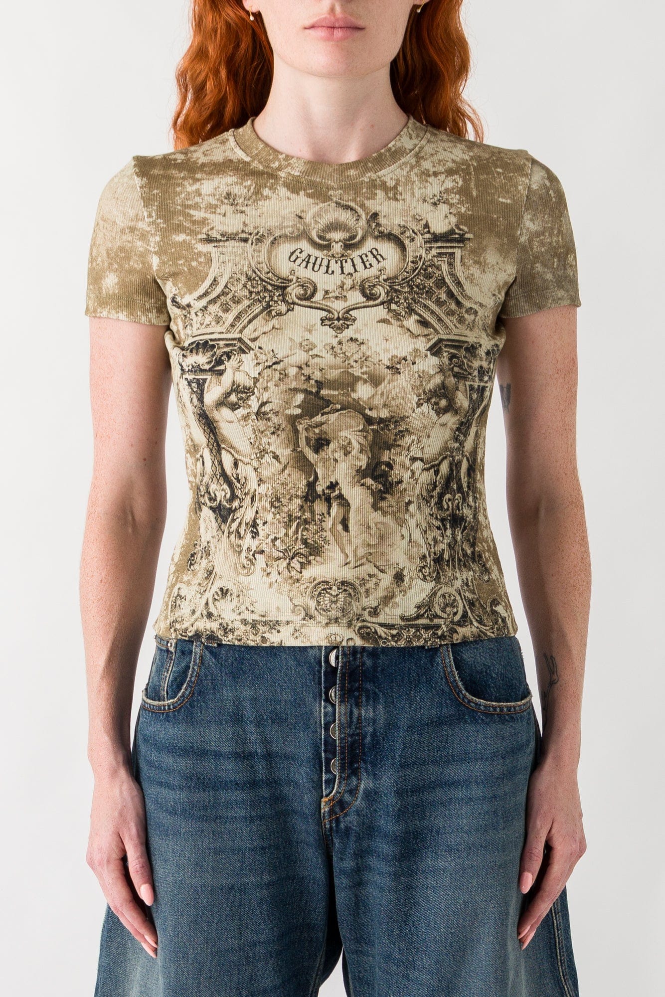 Jean Paul Gaultier Printed T-Shirt In Le Medaillon