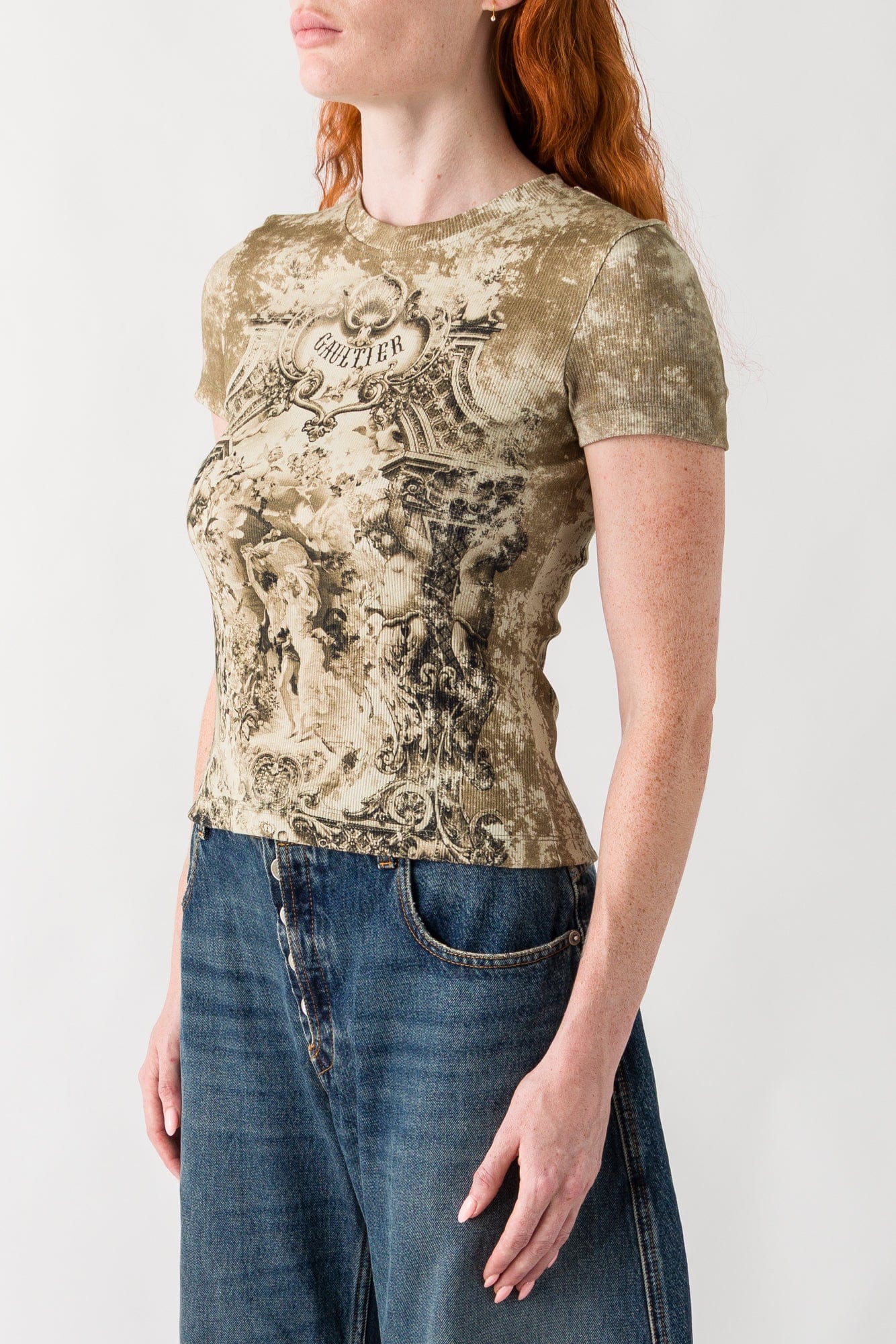 Jean Paul Gaultier Printed T-Shirt In Le Medaillon - Image 2