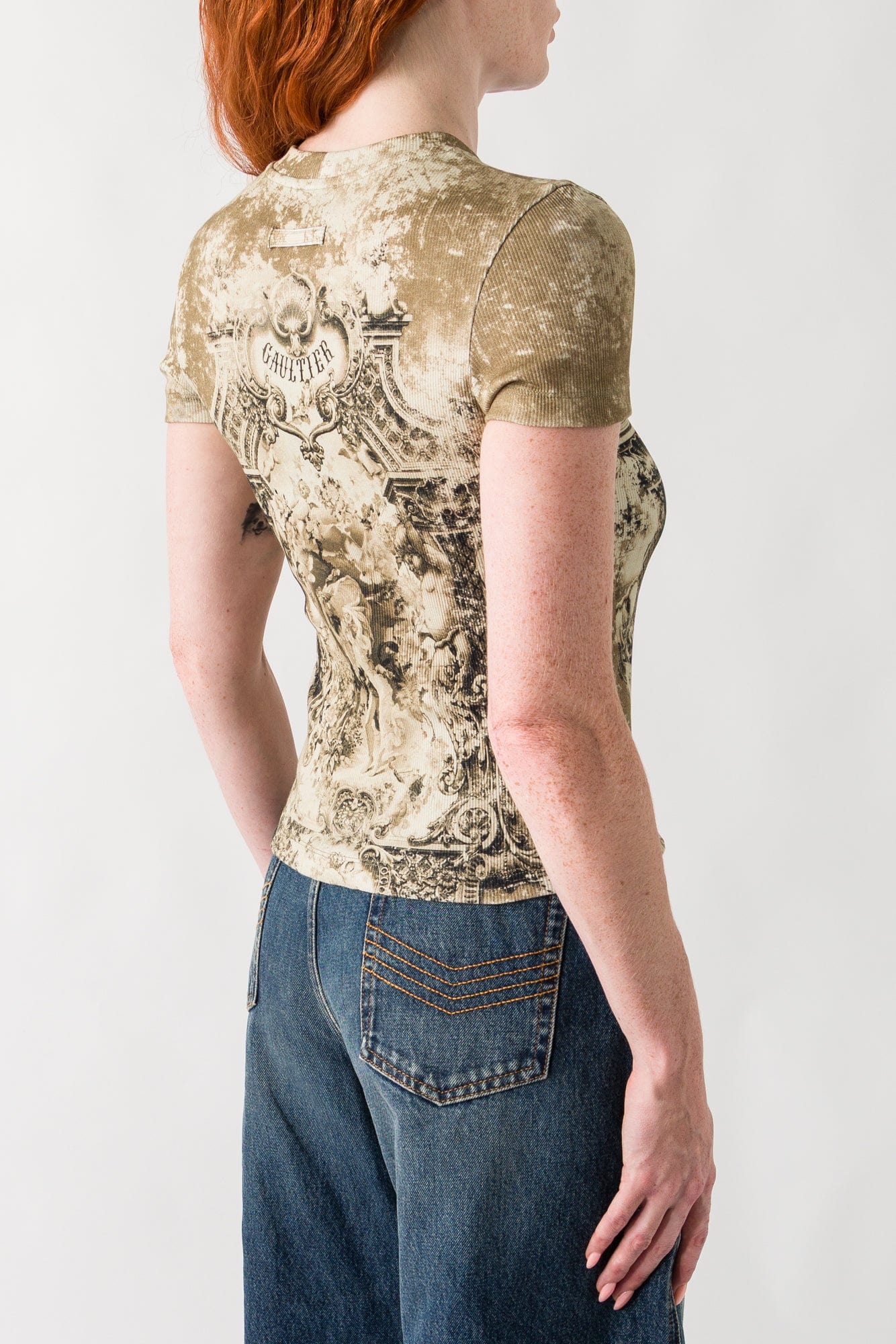 Jean Paul Gaultier Printed T-Shirt In Le Medaillon - Image 3