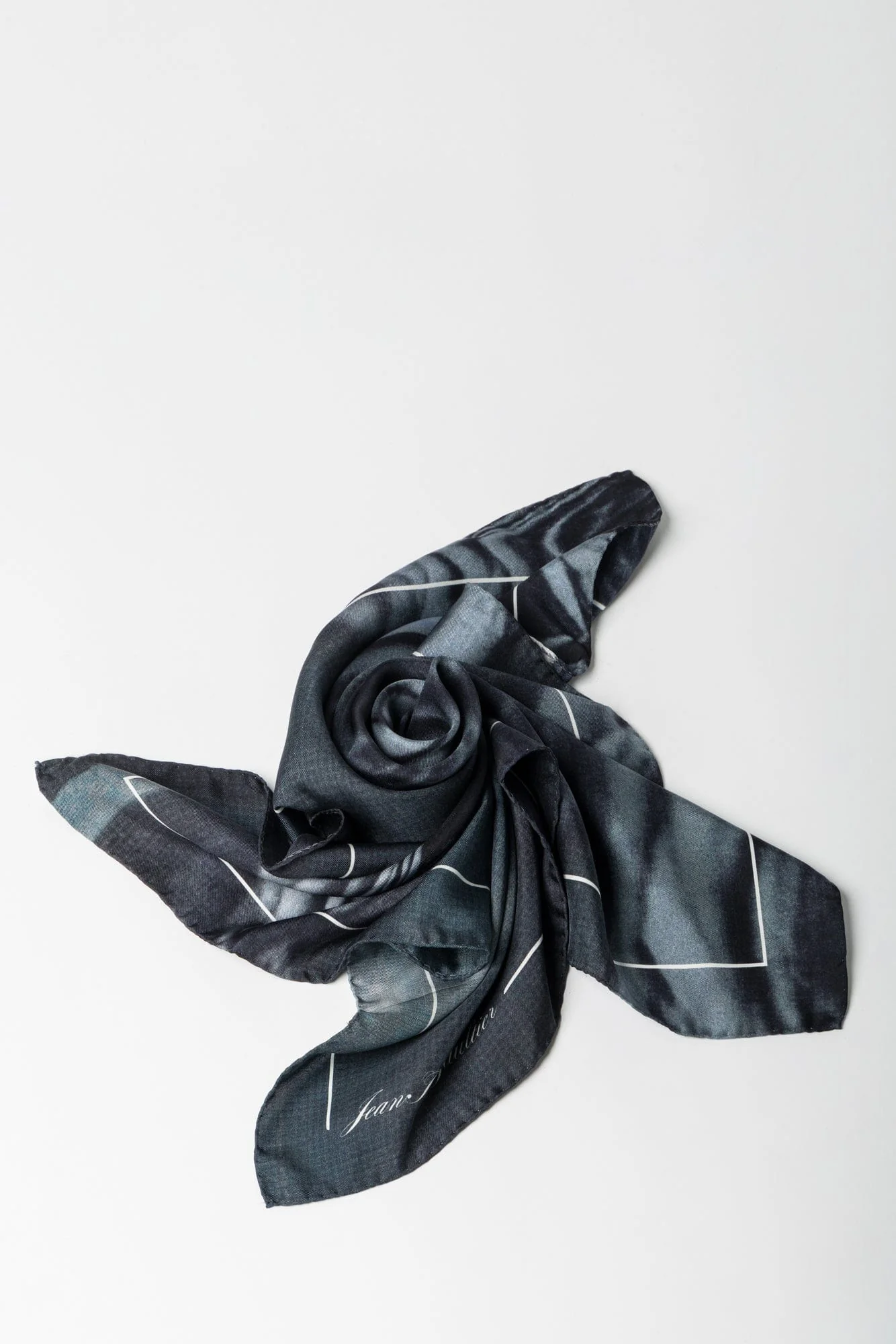 Jean Paul Gaultier Silk Scarf in Black - Image 2