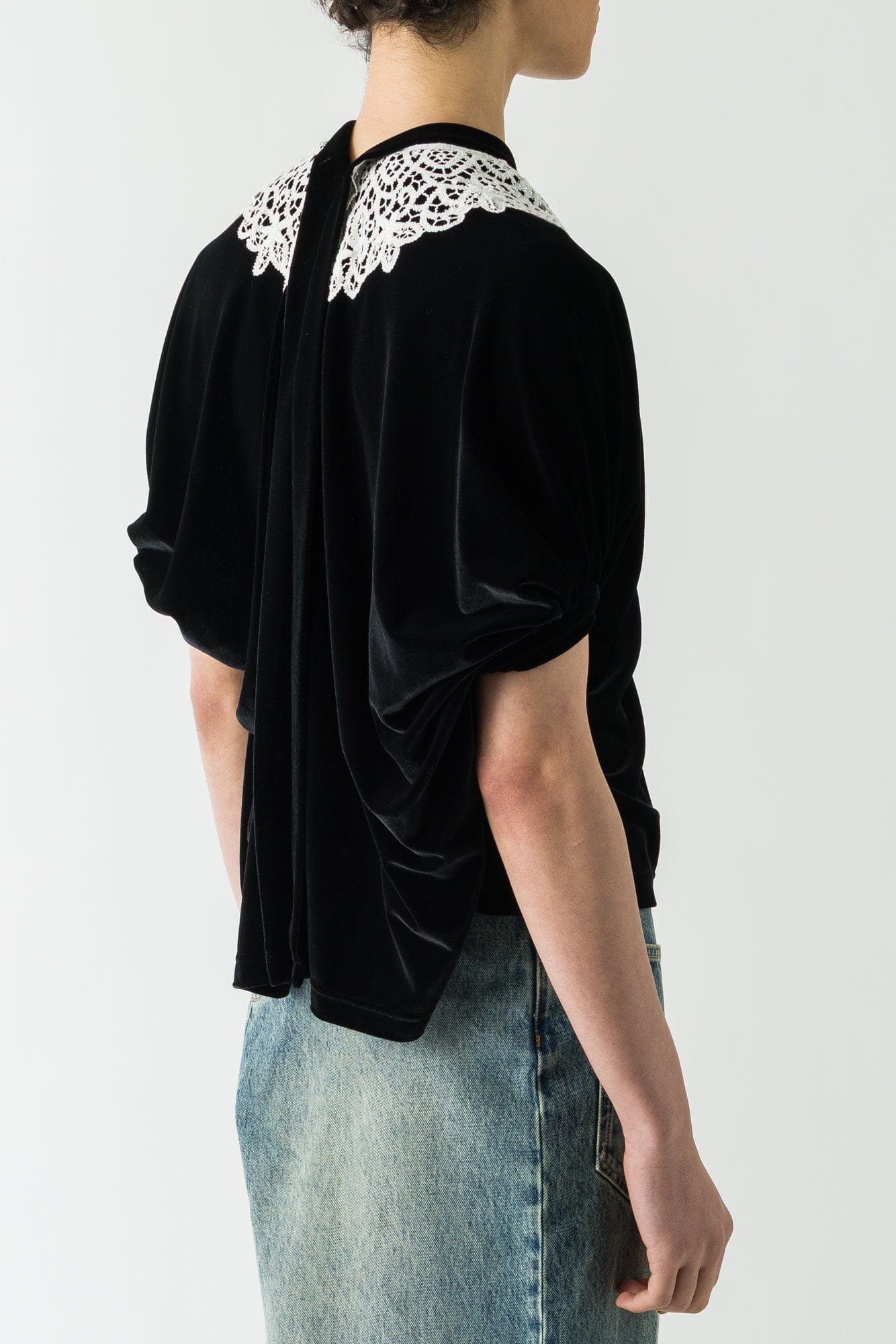 Junya Watanabe Lace Detail Shirt - Image 3