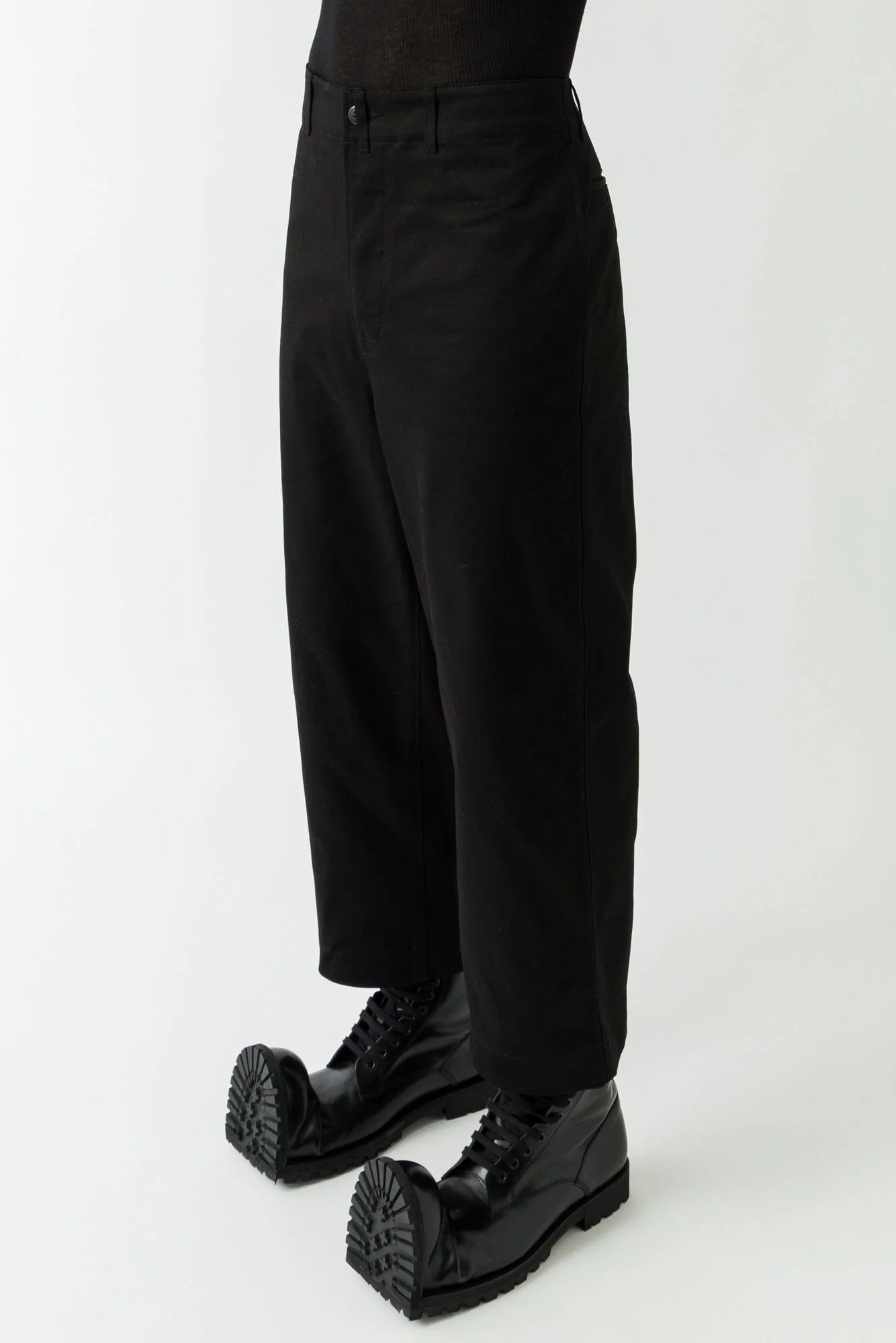 Junya Watanabe MAN Minimal Trousers in Black - Image 2