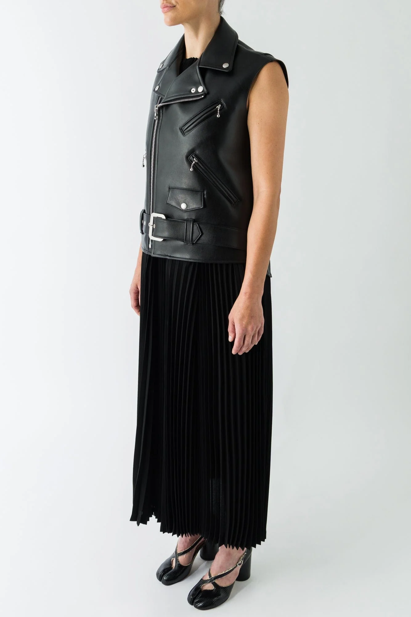 Junya Watanabe Pleated Biker Gown - Image 2