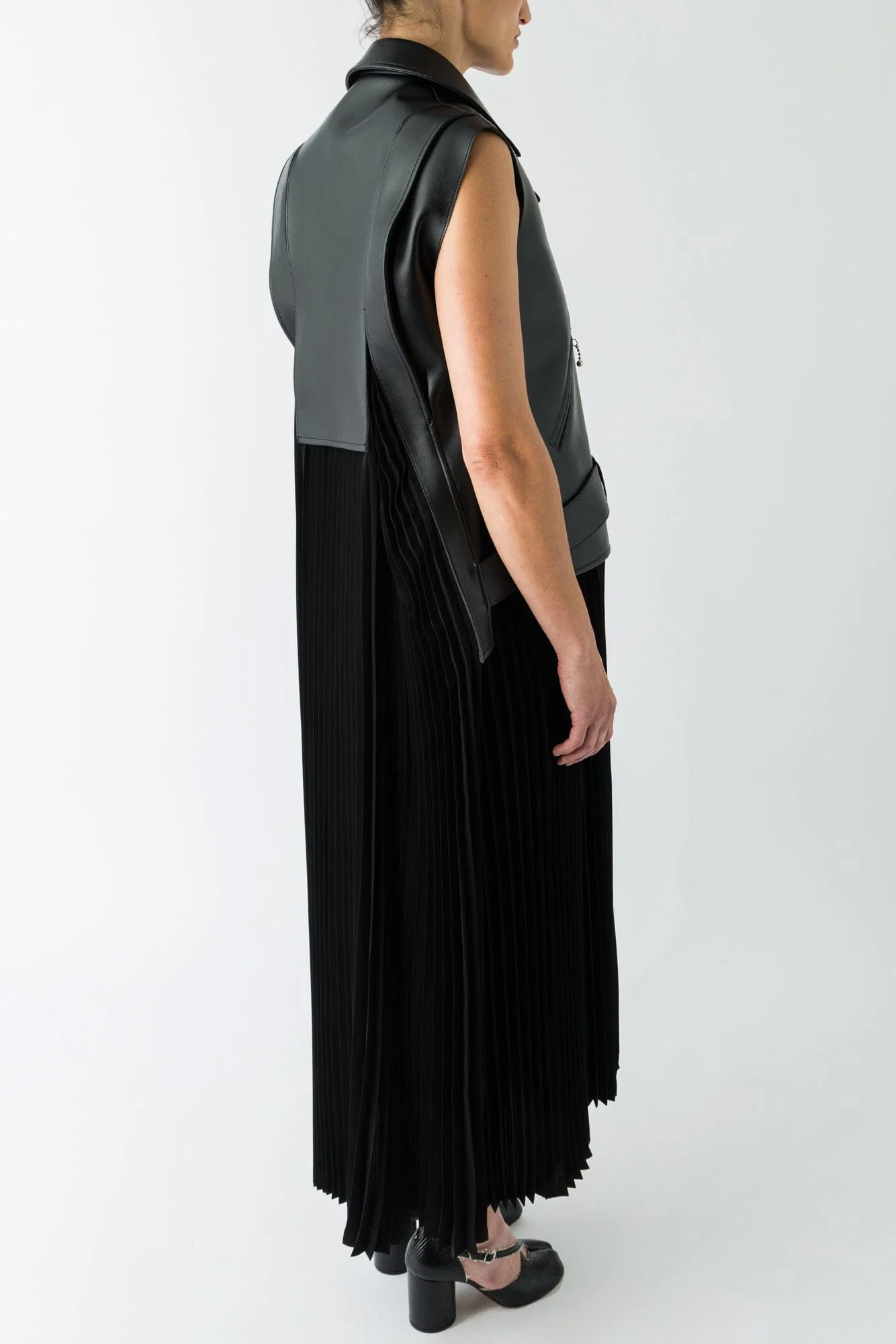 Junya Watanabe Pleated Biker Gown - Image 3