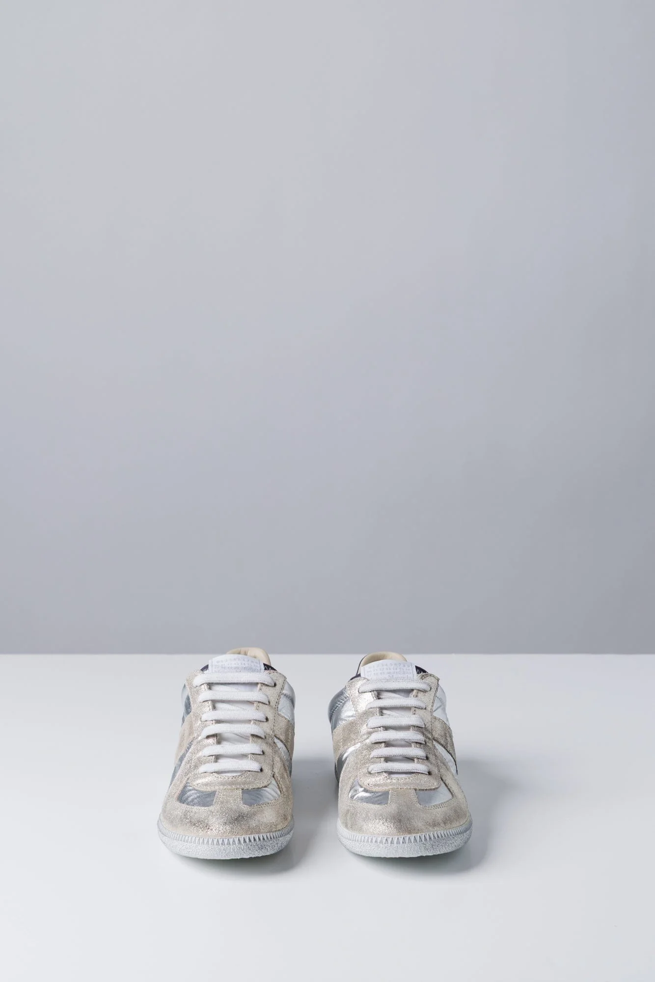 Maison Margiela Replica M Sneakers in Metallic - Image 3