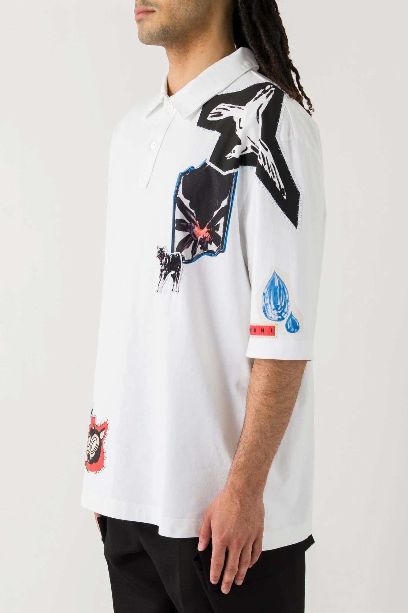 Marni Art Print Polo - Image 2