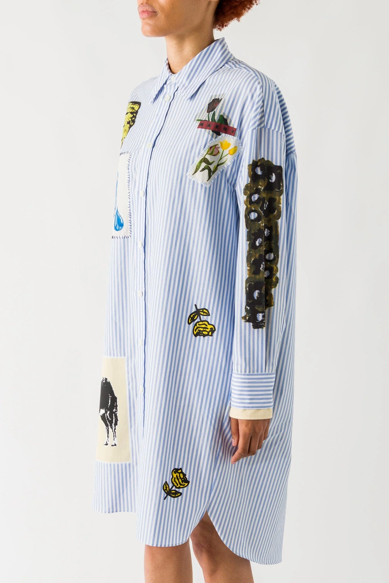 Marni Art Print Shirt Dress - Image 2