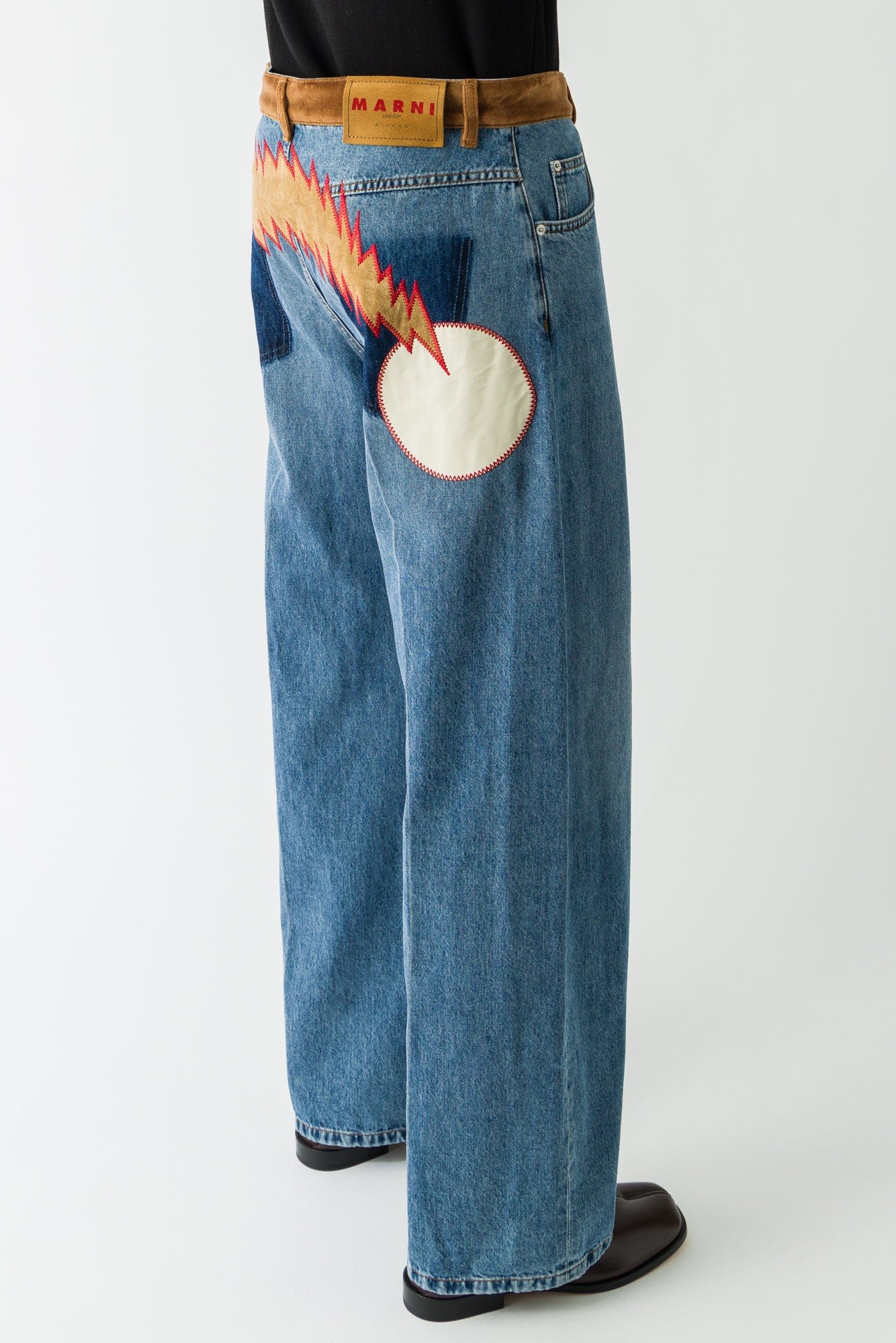 Marni Denim Wide Leg Jeans - Image 3