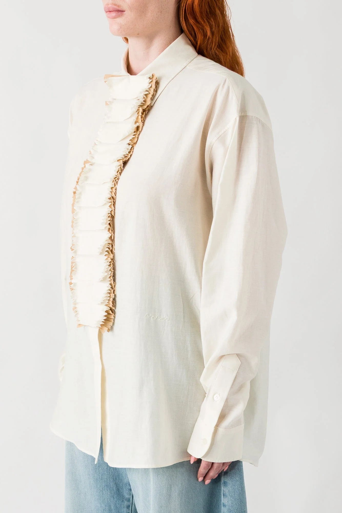 Marni Ruffle Front Shirt - Image 2