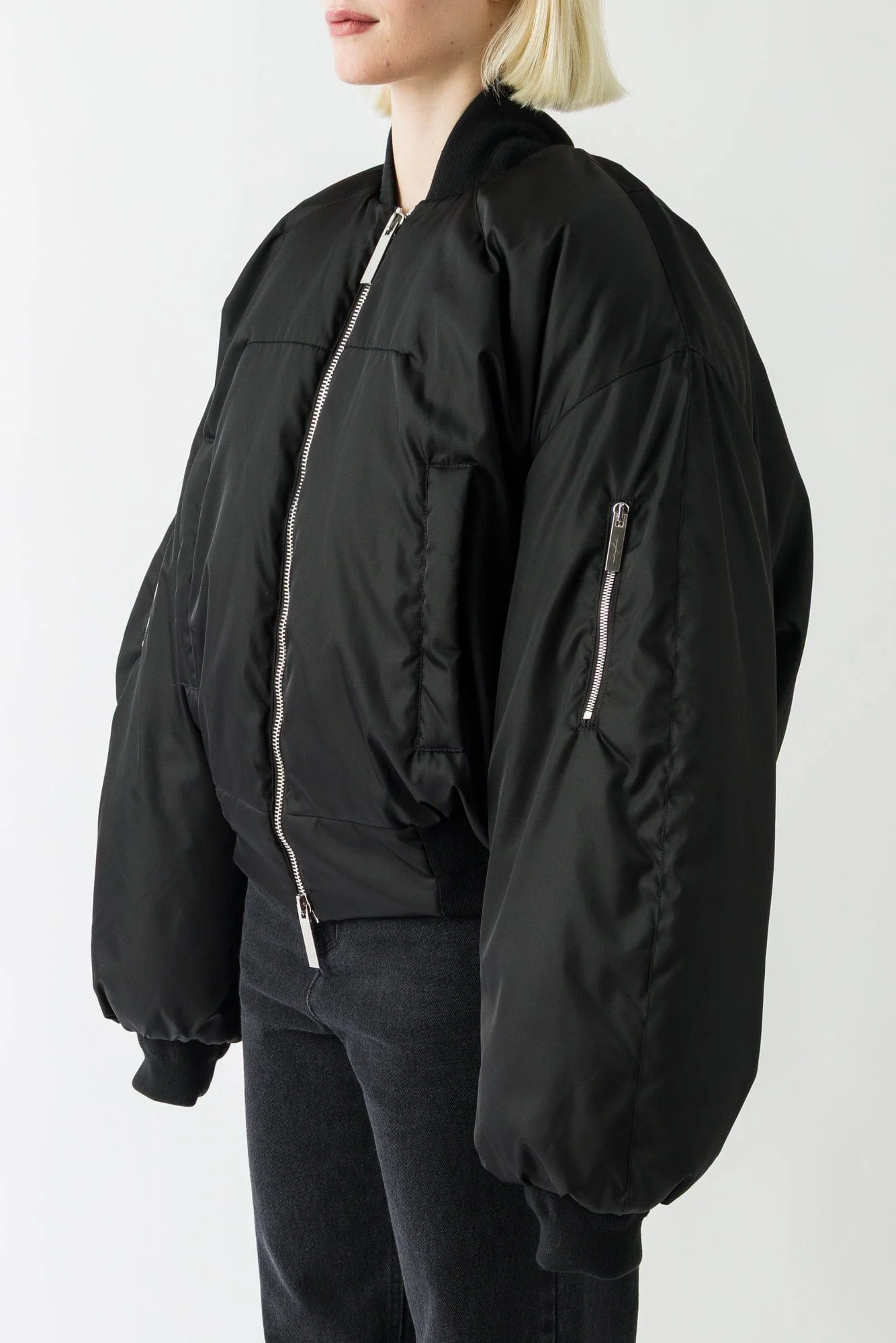 Matières Fécales Bomber in Sclera Black - Image 2