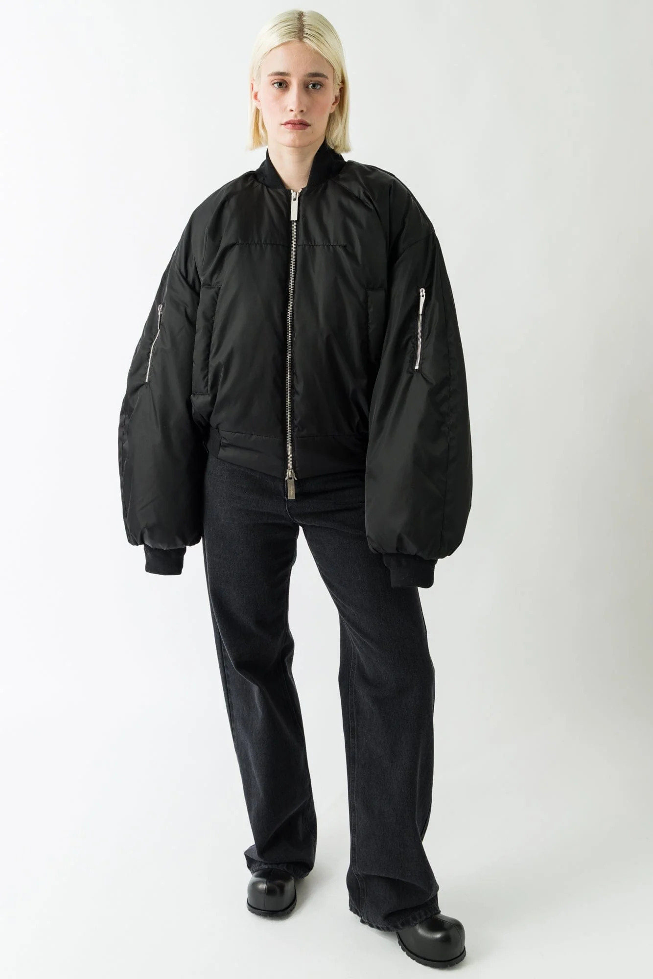 Matières Fécales Bomber in Sclera Black - Image 4