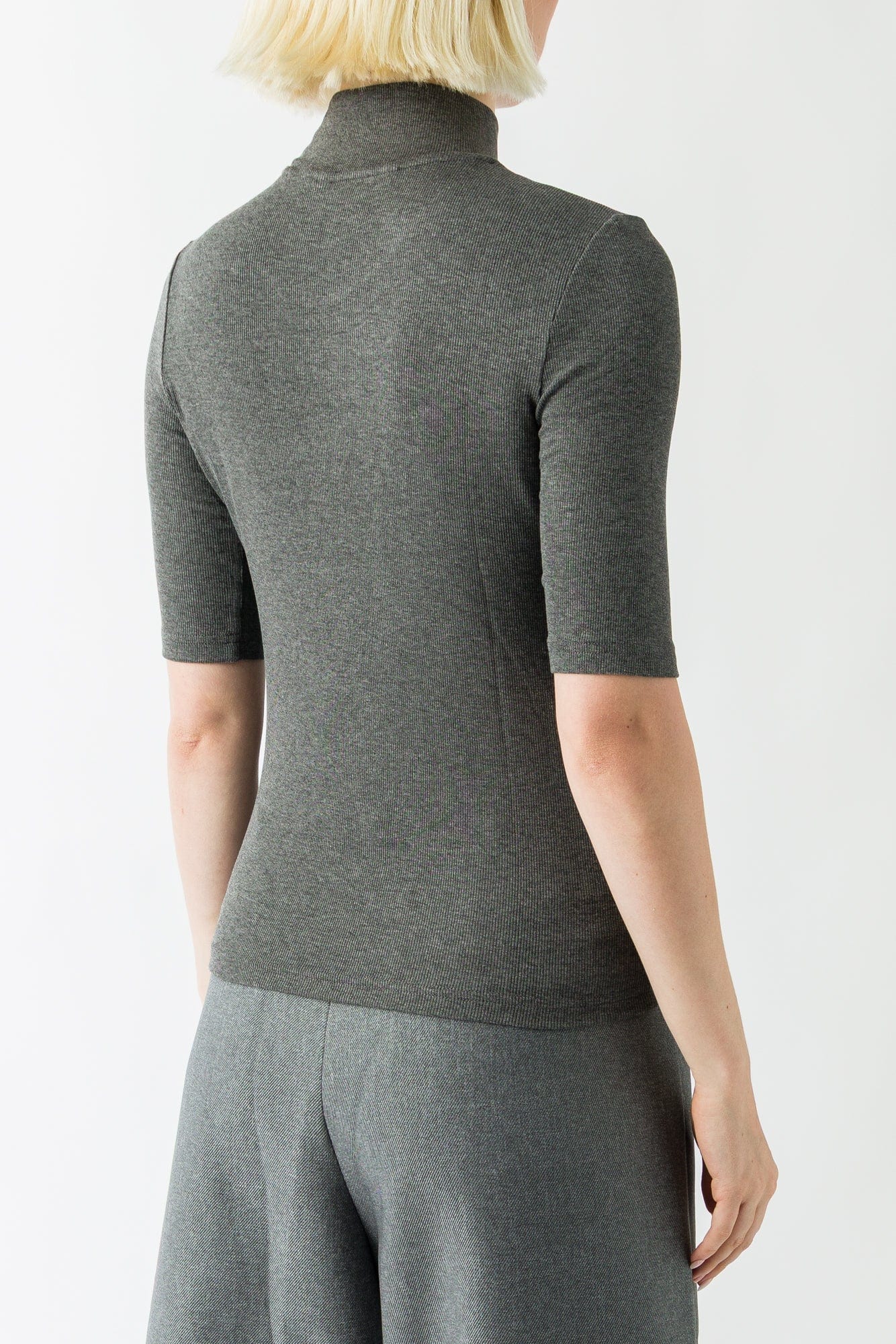 Melitta Baumeister Baby Mock Neck in Fluid Melange - Image 3