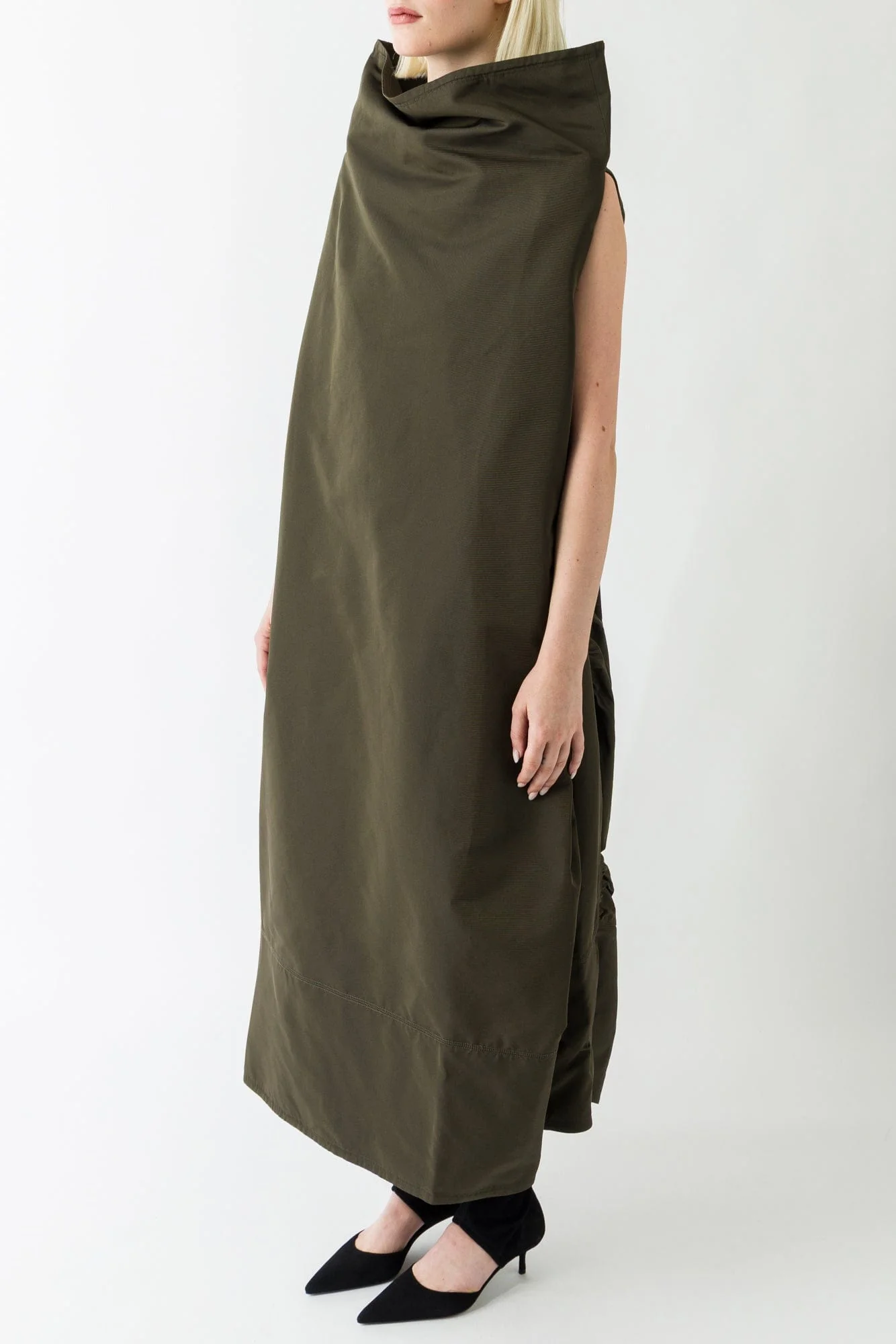 Melitta Baumeister High Collar Volume Dress - Image 2