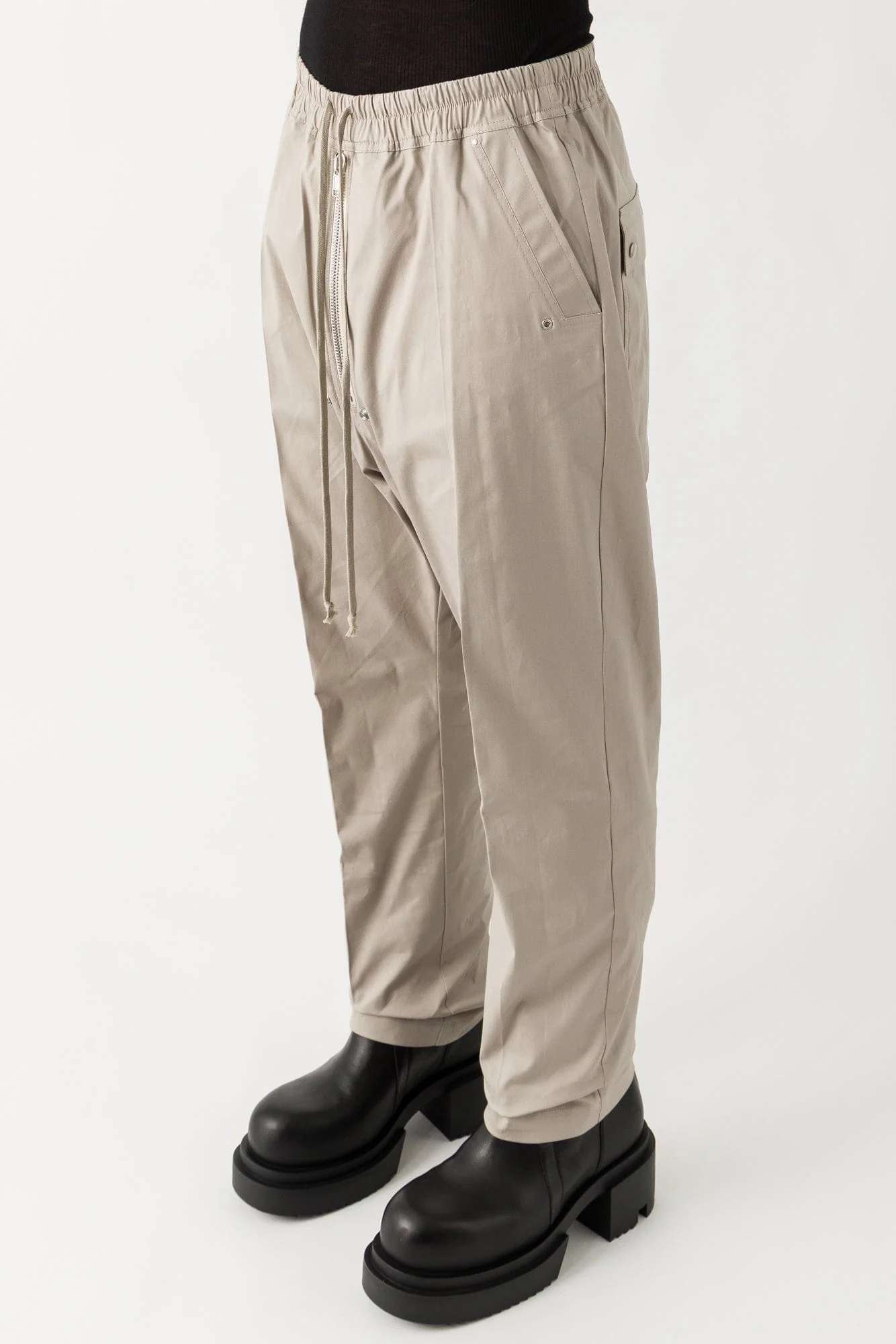 Rick Owens Bela Pants in Pearl - Image 2