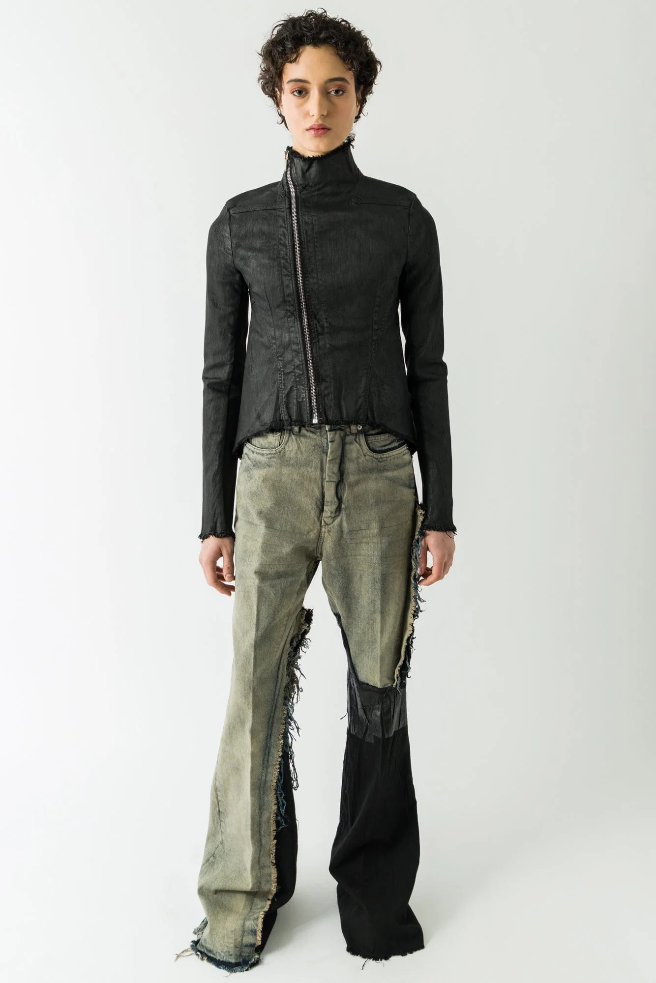Rick Owens Bolan Bootcut in Reconstructed Black and Hustler - Image 4