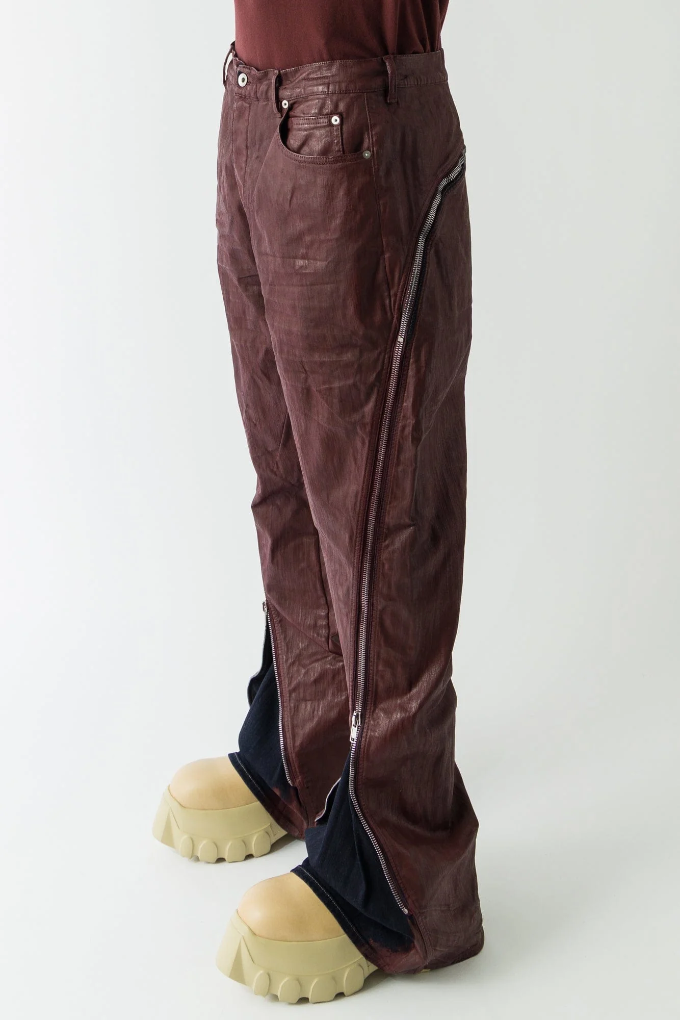 Rick Owens DRKSHDW Bolan Banana in Scab Wax - Image 2