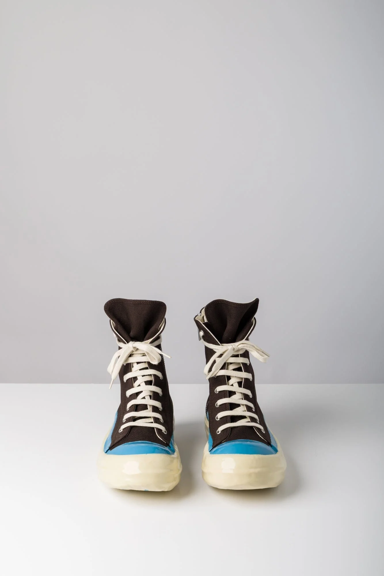 Rick Owens DRKSHDW Denim Sneaks in Laquer - Image 3