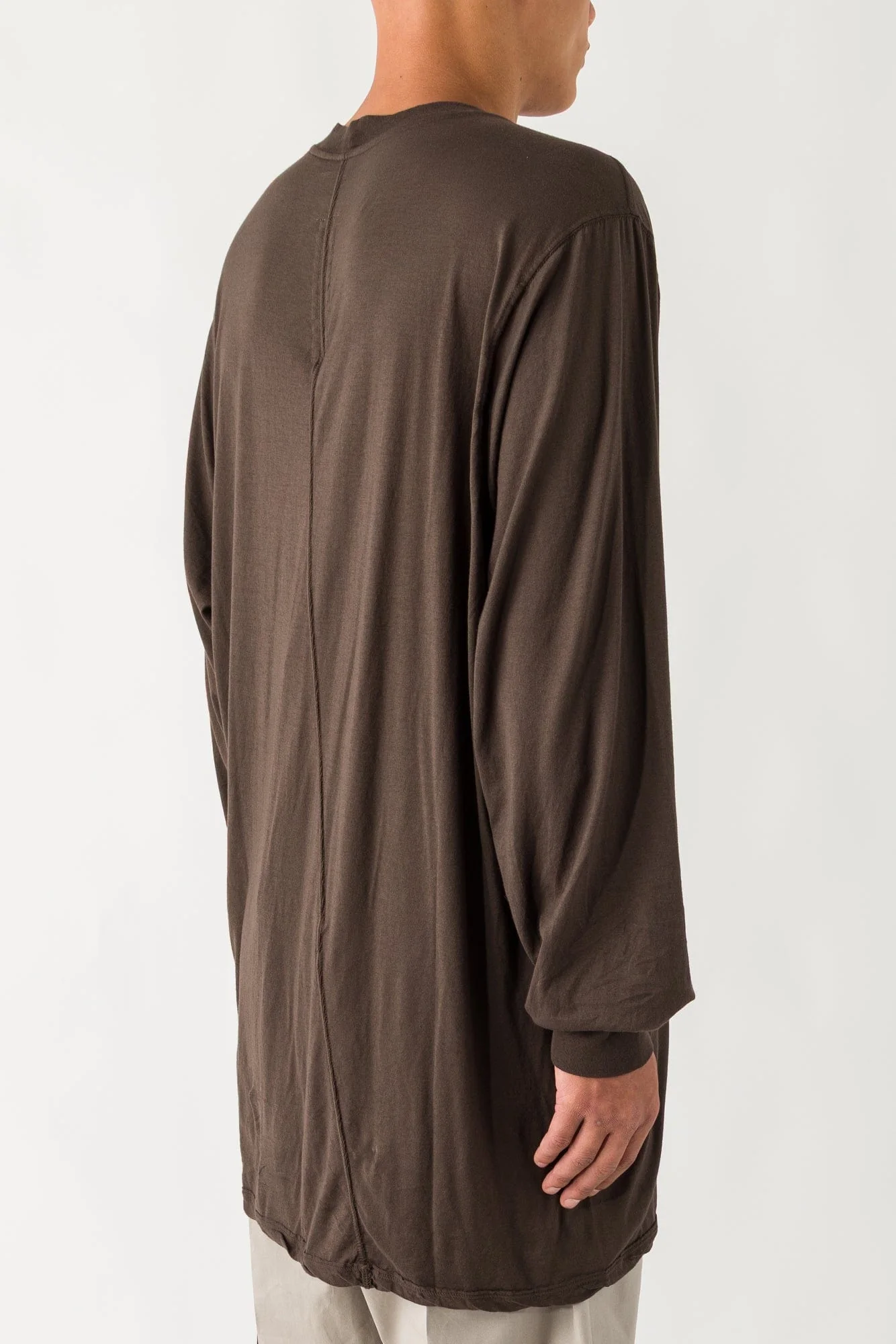 Rick Owens DRKSHDW Jumbo LS T in Dark Dust - Image 3