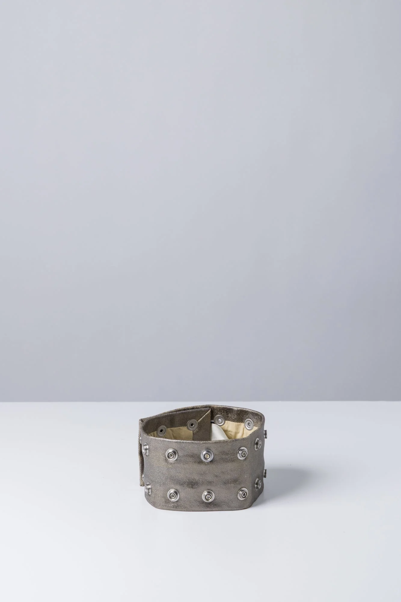 Rick Owens DRKSHDW Strobe Neck Band in Palladium - Image 3
