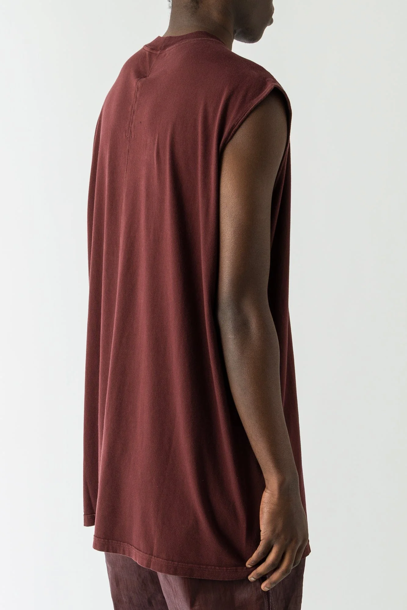 Rick Owens DRKSHDW Tarp T in Scab - Image 3