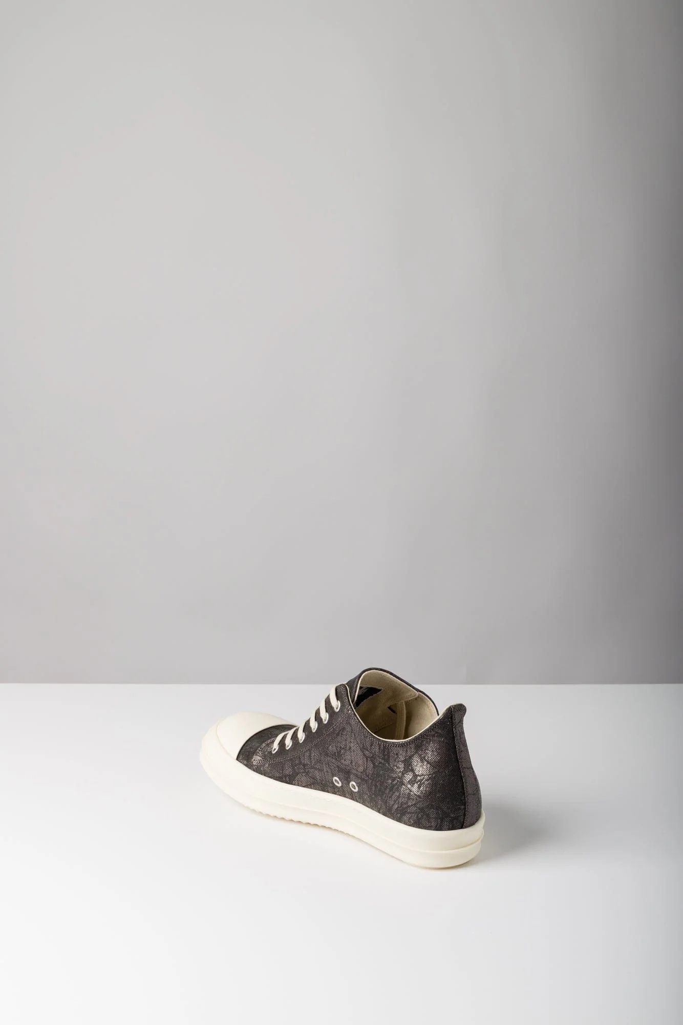 Rick Owens DRKSHDW W Denim Low Sneaks in Bronze - Image 4
