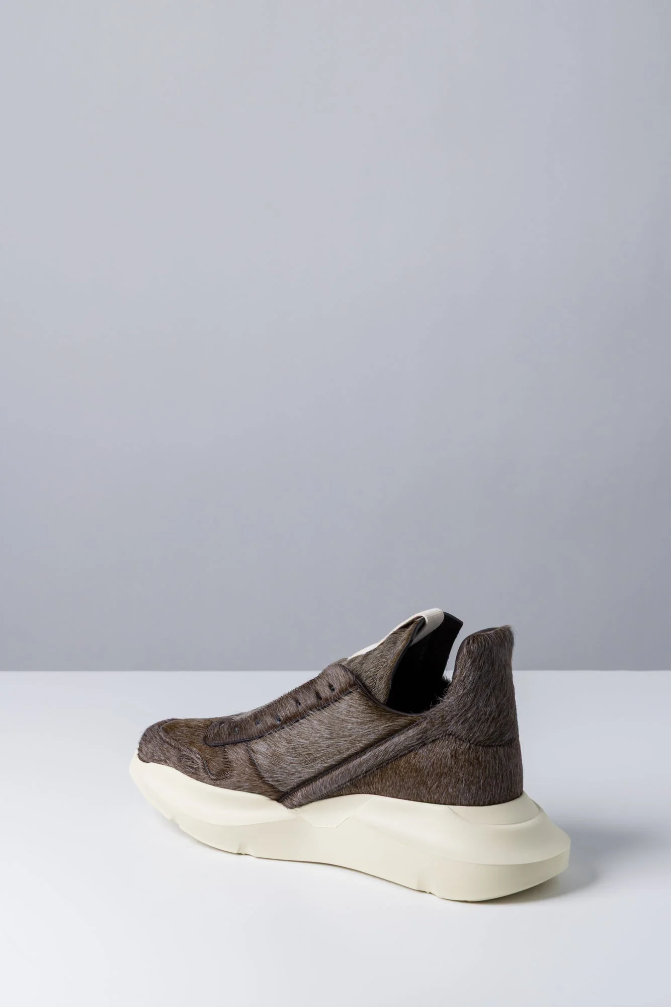 Rick Owens Geth Runner in Indigo Calf Hair - Image 4