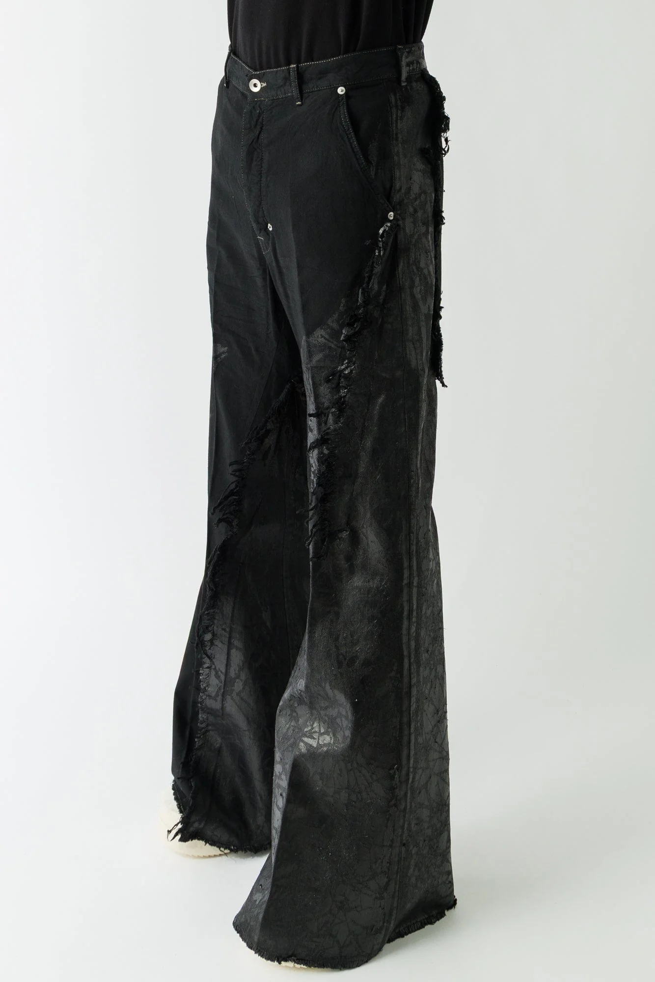 Rick Owens Joris Trousers in Black - Image 2