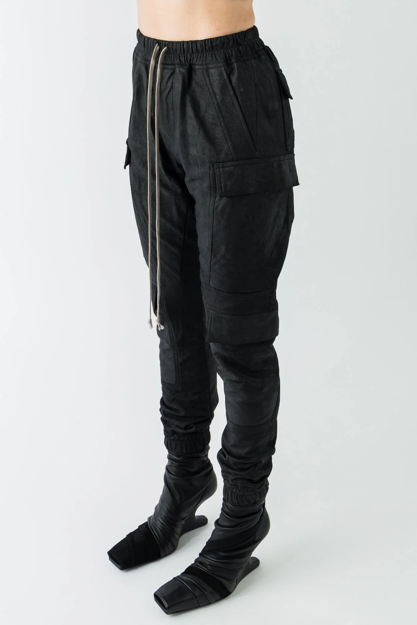 Rick Owens Mastodon Megacargo in Blistered Leather - Image 2