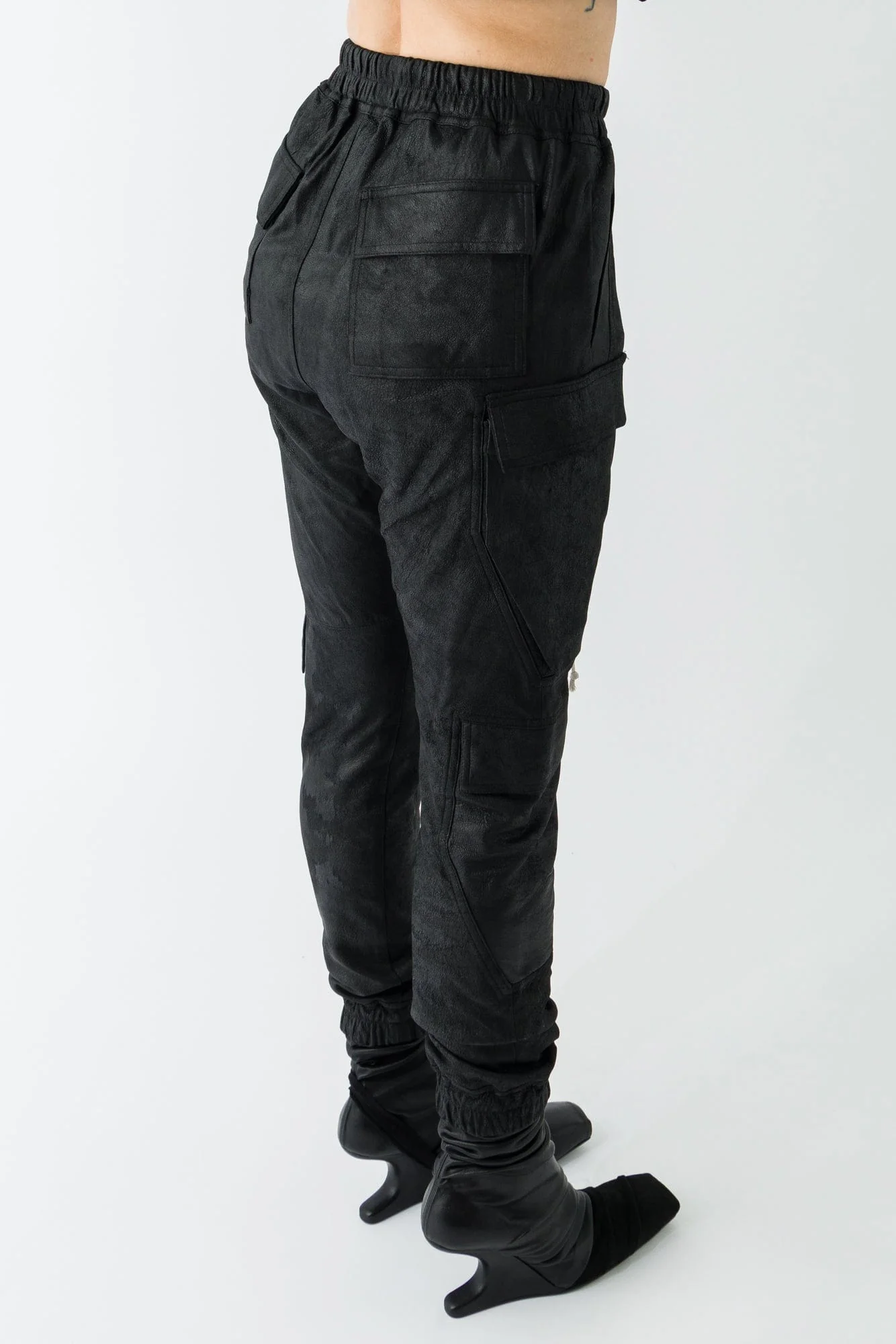 Rick Owens Mastodon Megacargo in Blistered Leather - Image 3