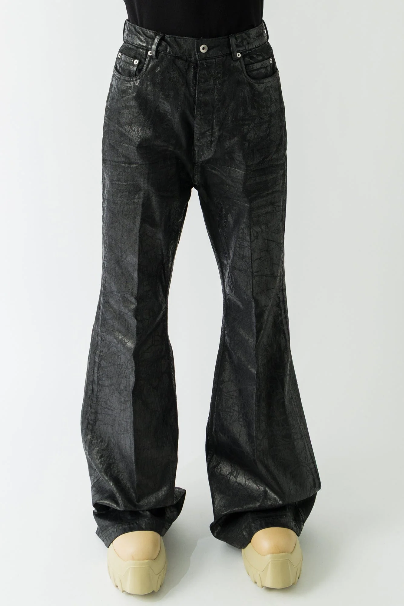Rick Owens Megacrust Bolans in Black