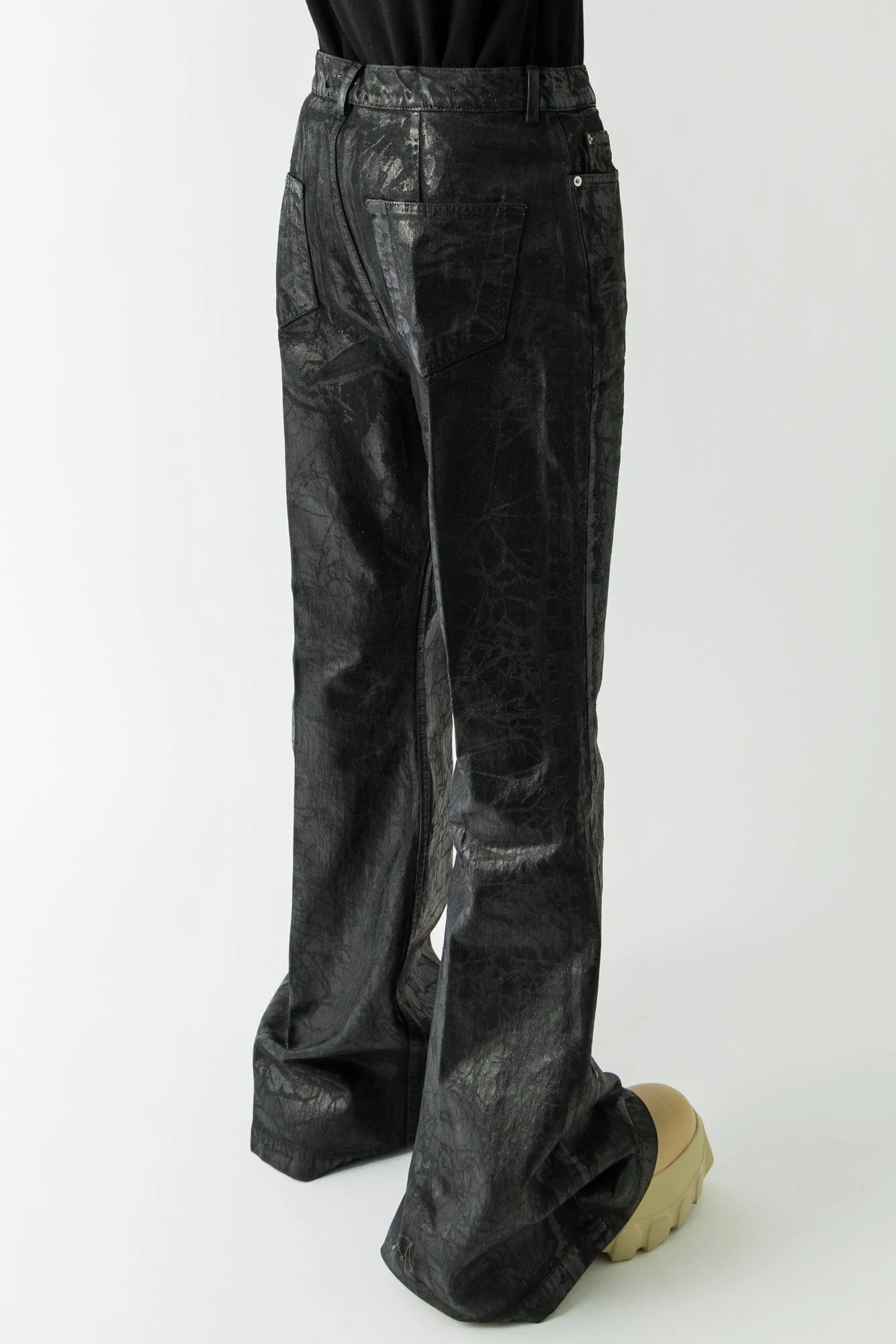 Rick Owens Megacrust Bolans in Black - Image 3