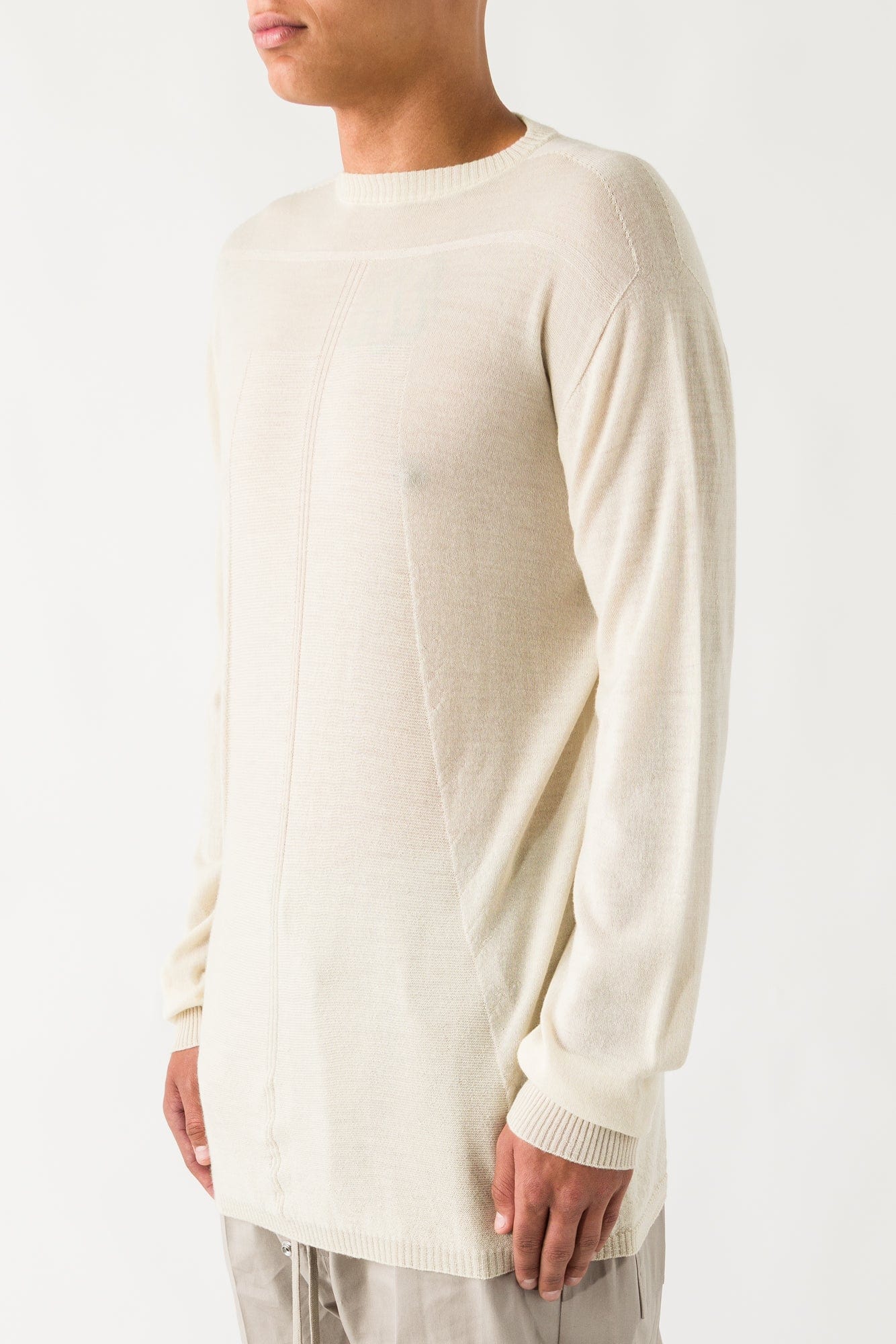 Rick Owens Oversized Level Sweater in Natural - Image 2