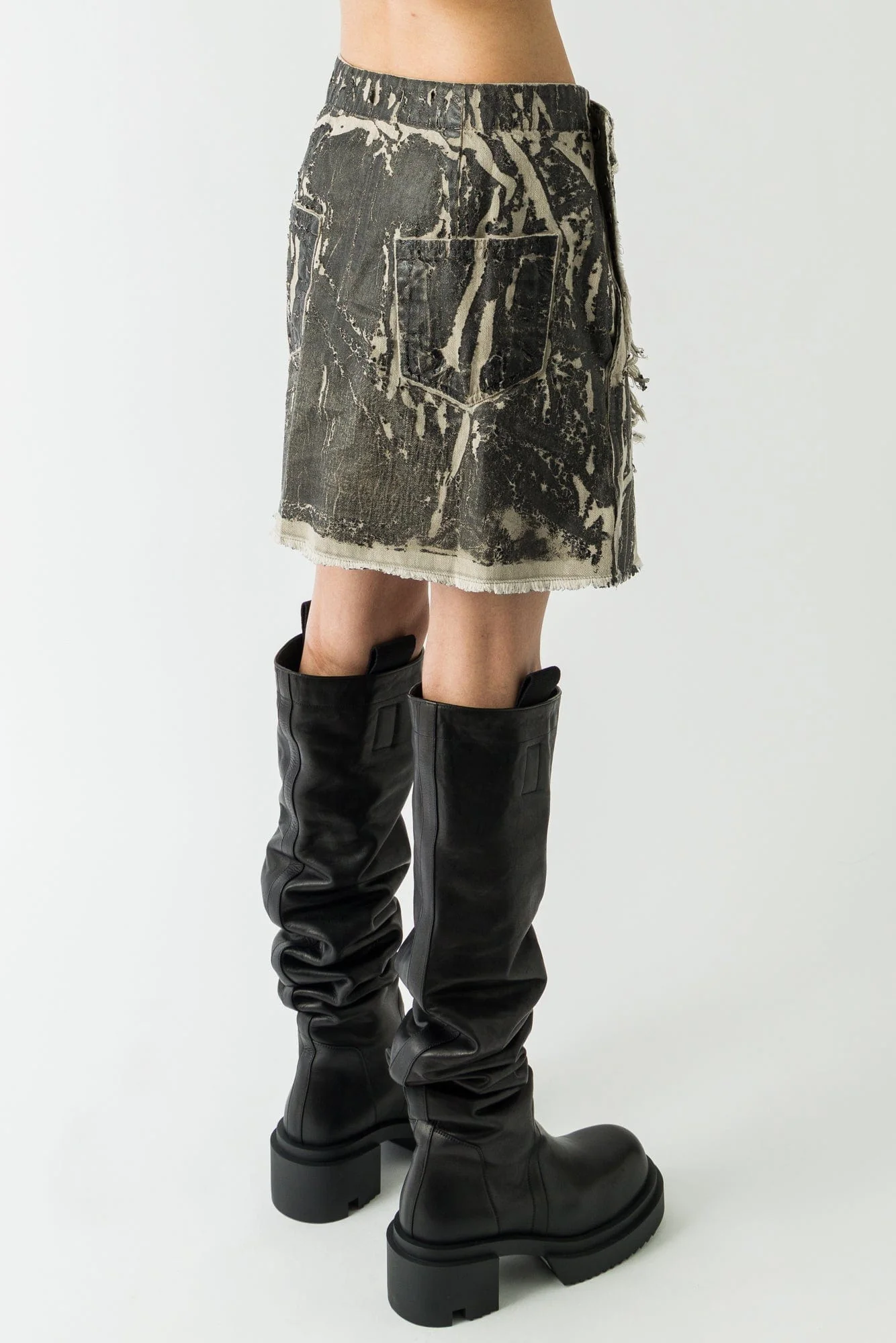 Rick Owens DRKSHDW Sissysnap Skirt in Black - Image 3