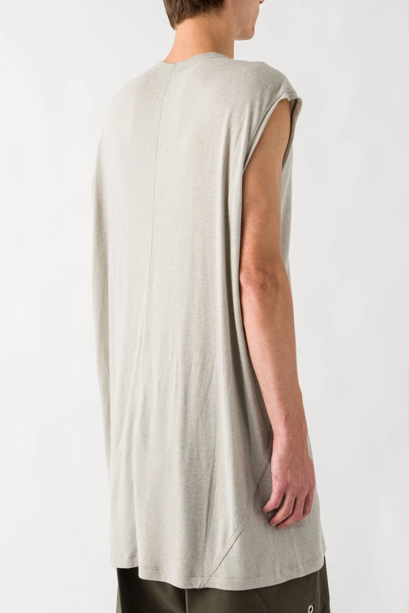 Rick Owens Splintered Tarp T in Pearl - Image 3