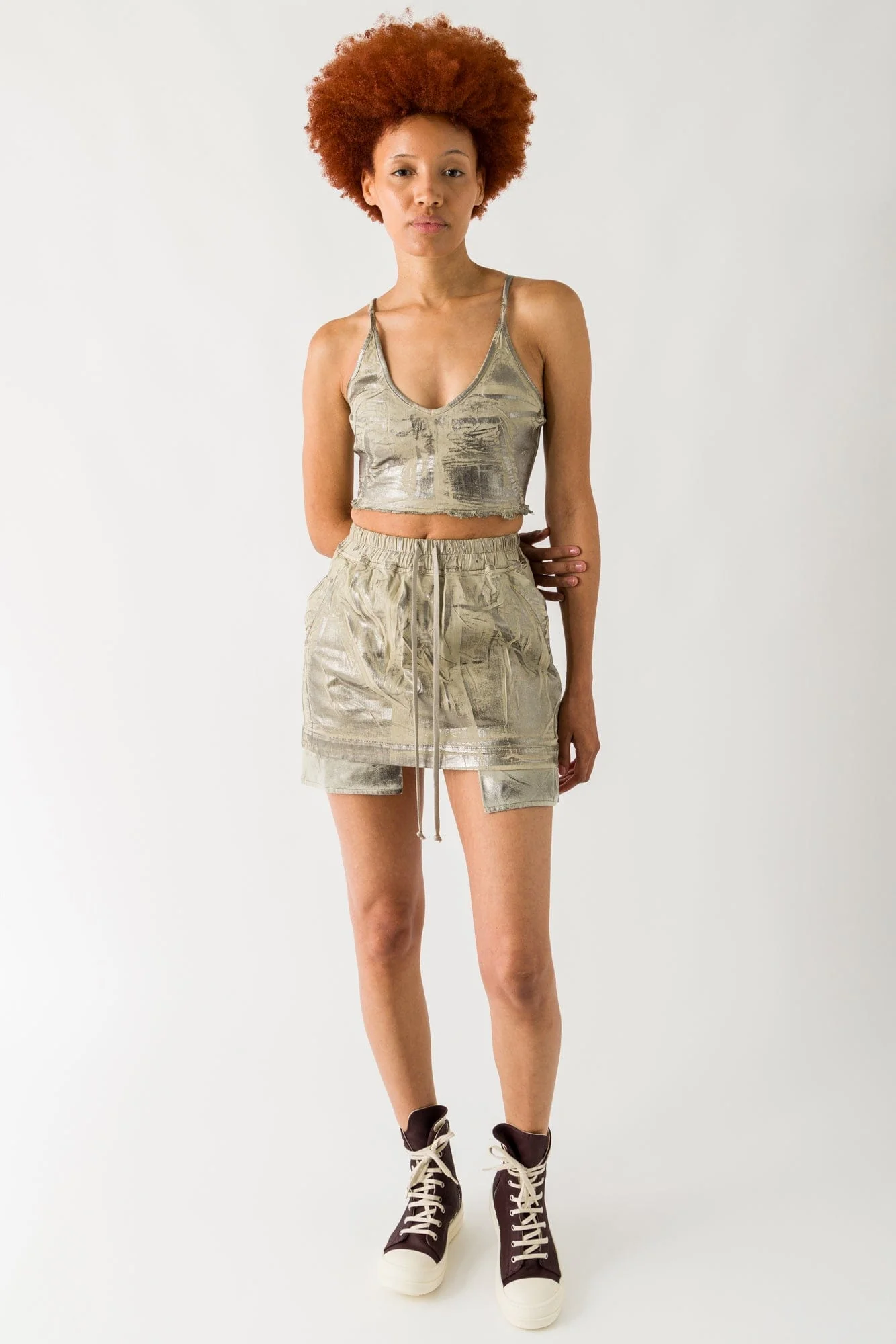 Rick Owens DRKSHDW Top in Palladium - Image 4
