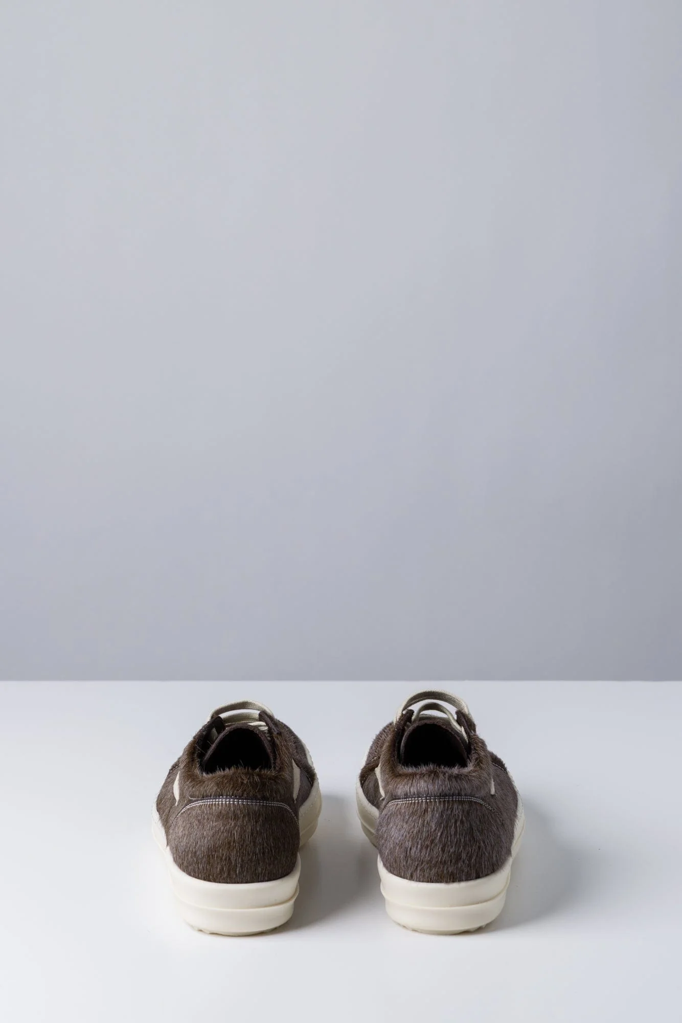 Rick Owens Vintage Sneaks in Indigo Calf Hair - Image 5