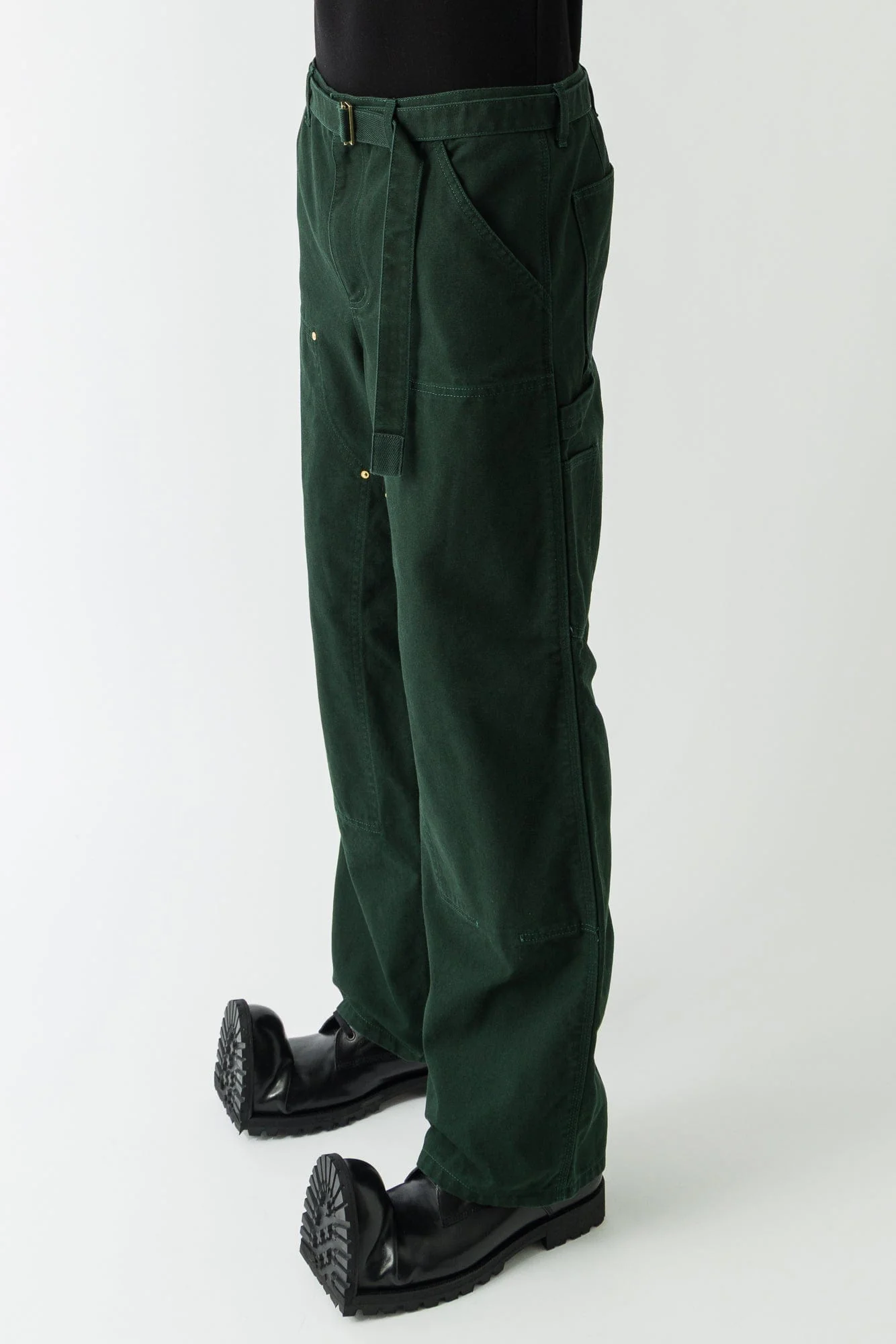 Sacai Carhartt Duck Pants In Green - Image 2