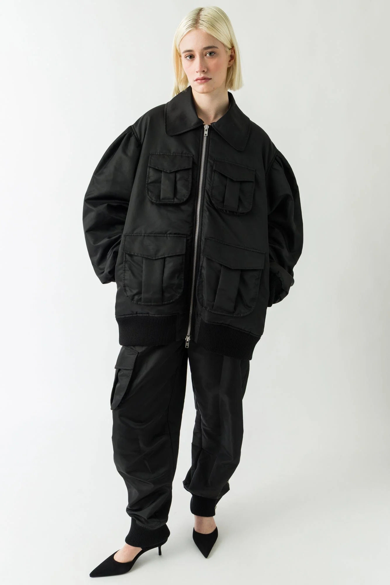 Simone Rocha Puff Sleeve Multi Pocket Jacket - Image 4
