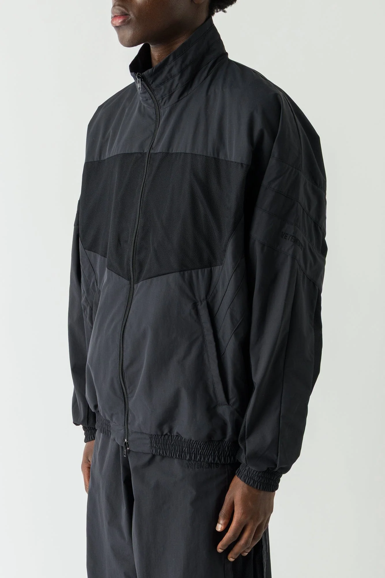 Vetements 50-50 Mesh Pannel Tracksuit Jacket - Image 2