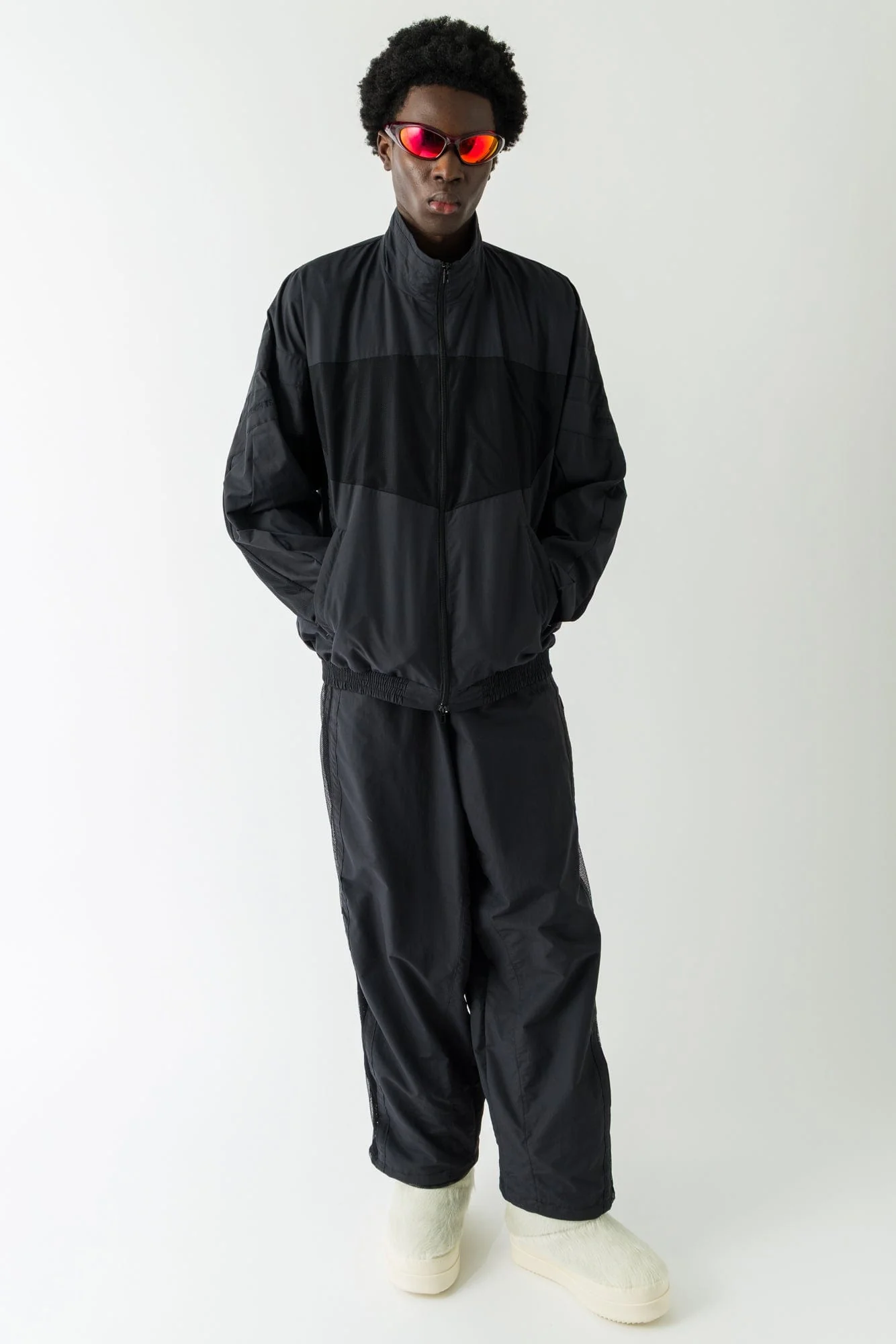 Vetements 50-50 Mesh Pannel Tracksuit Jacket - Image 4