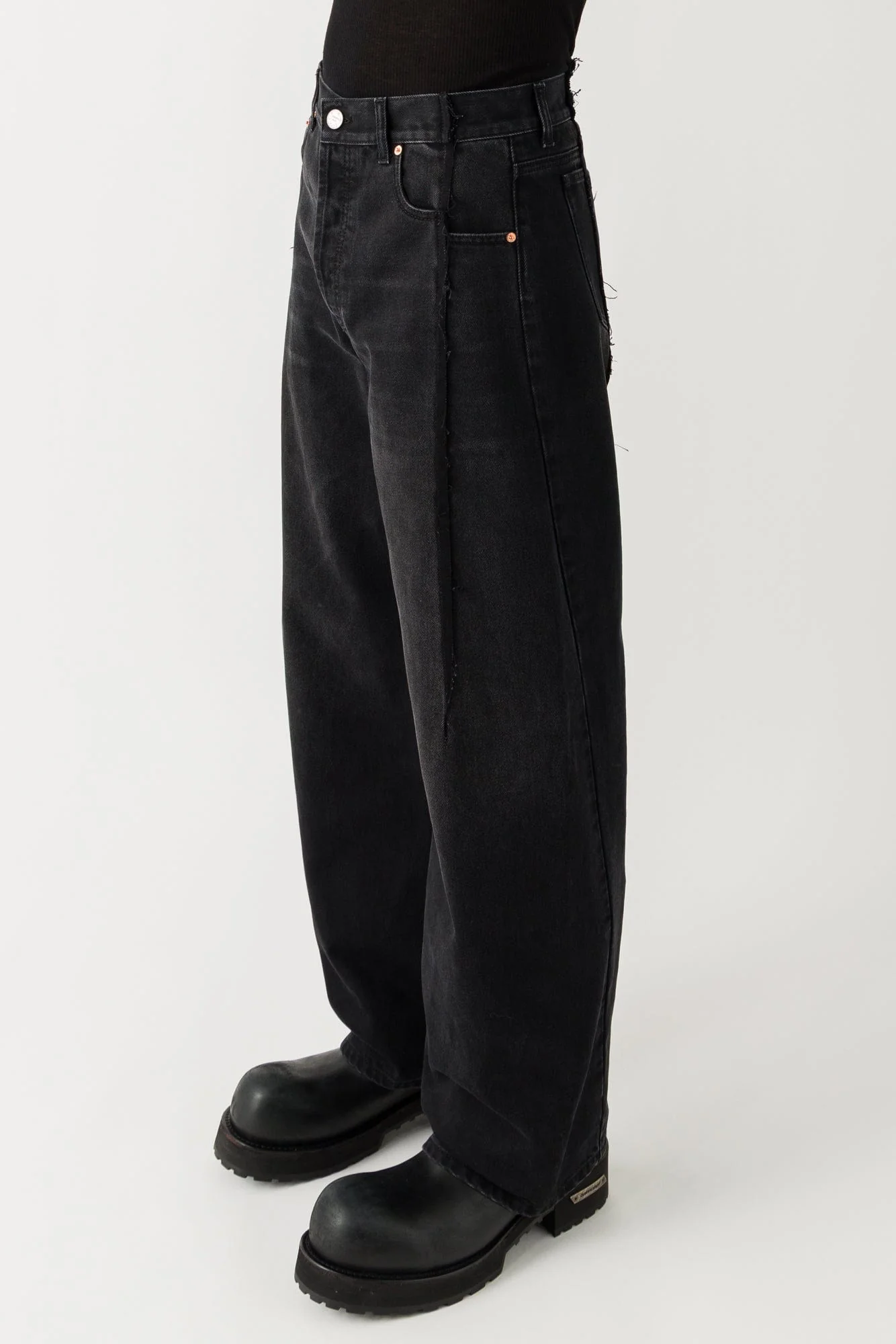 Vetements Cut Reconstructed Jeans - Image 2