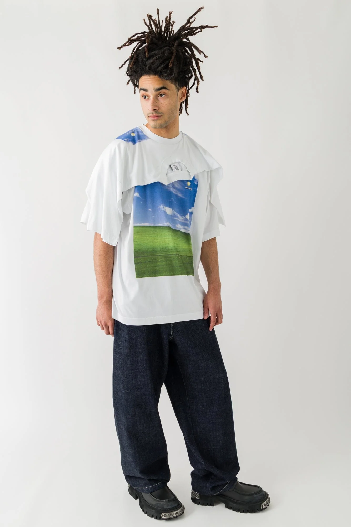 Vetements Desktop Double Layered T-Shirt - Image 4