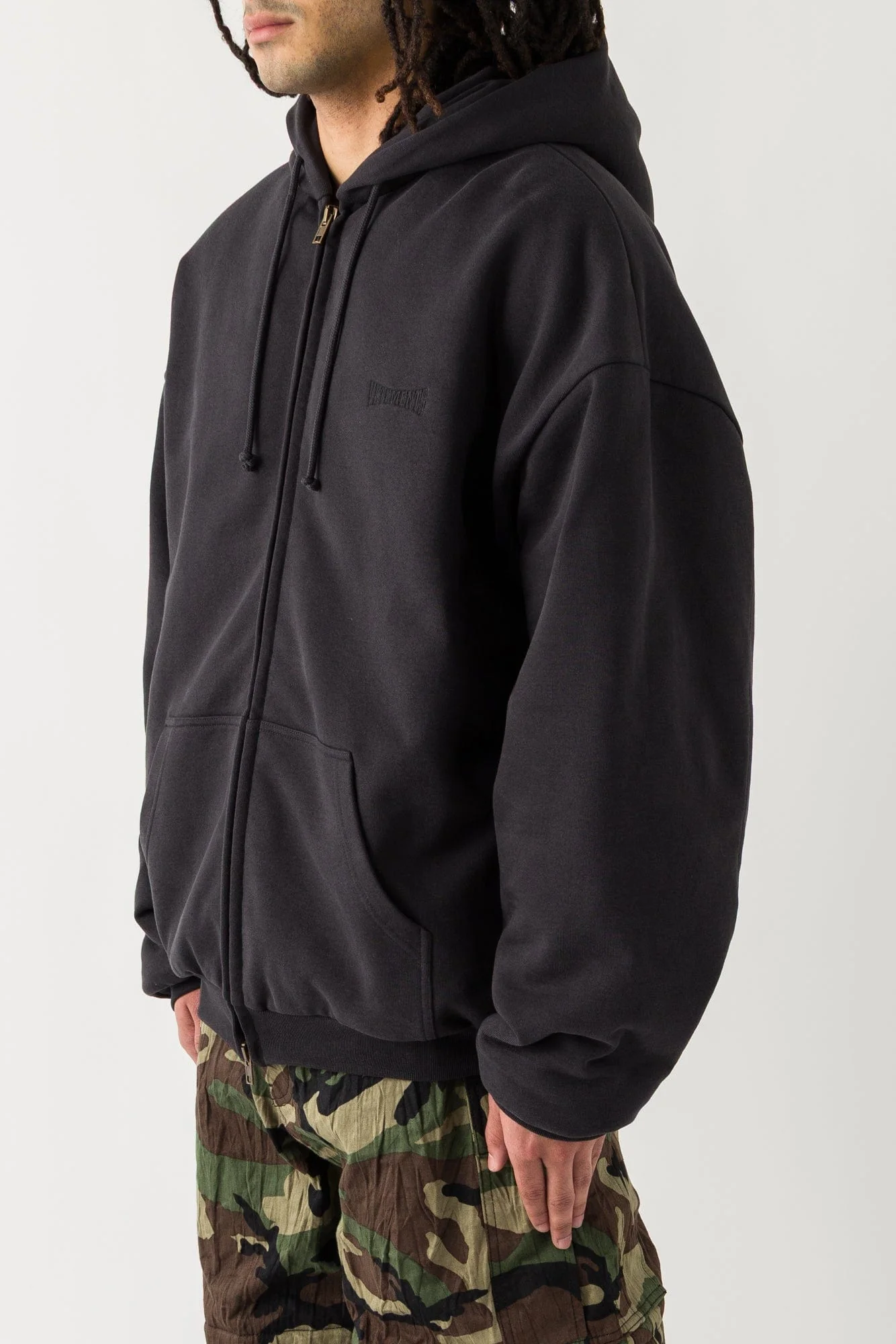 Vetements Puffed Oversized Zip Up Hoodie - Image 2
