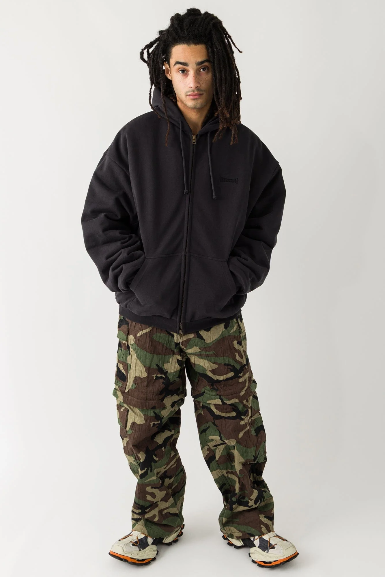 Vetements Puffed Oversized Zip Up Hoodie - Image 4