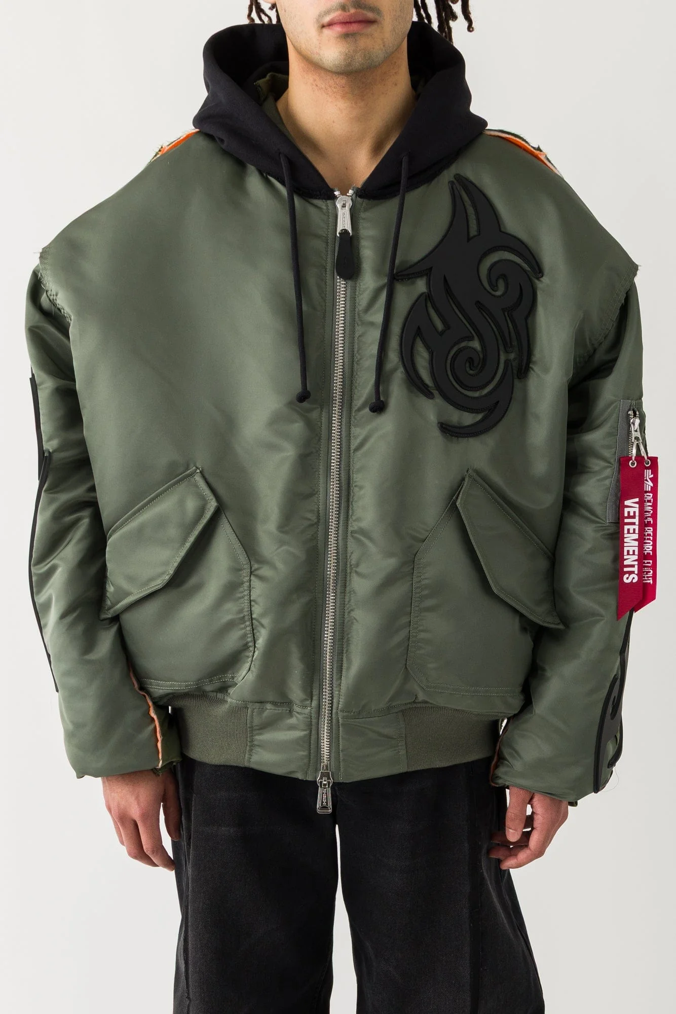 Vetements Tribal Reworked Bomber Jacket